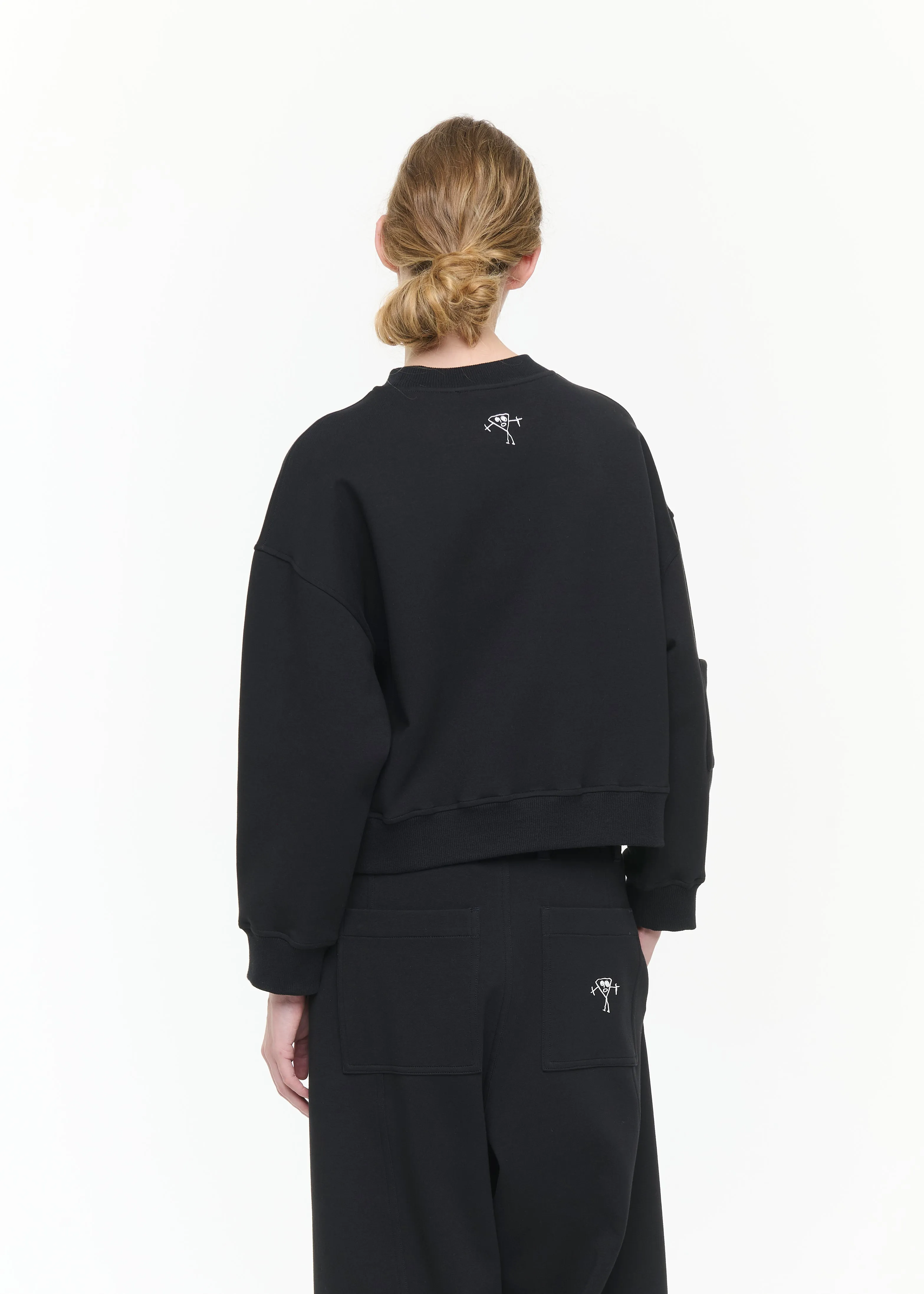 GRAPHIC UTILITY CROPPED SWEATSHIRT sold by Plan C product image thumbnail 5