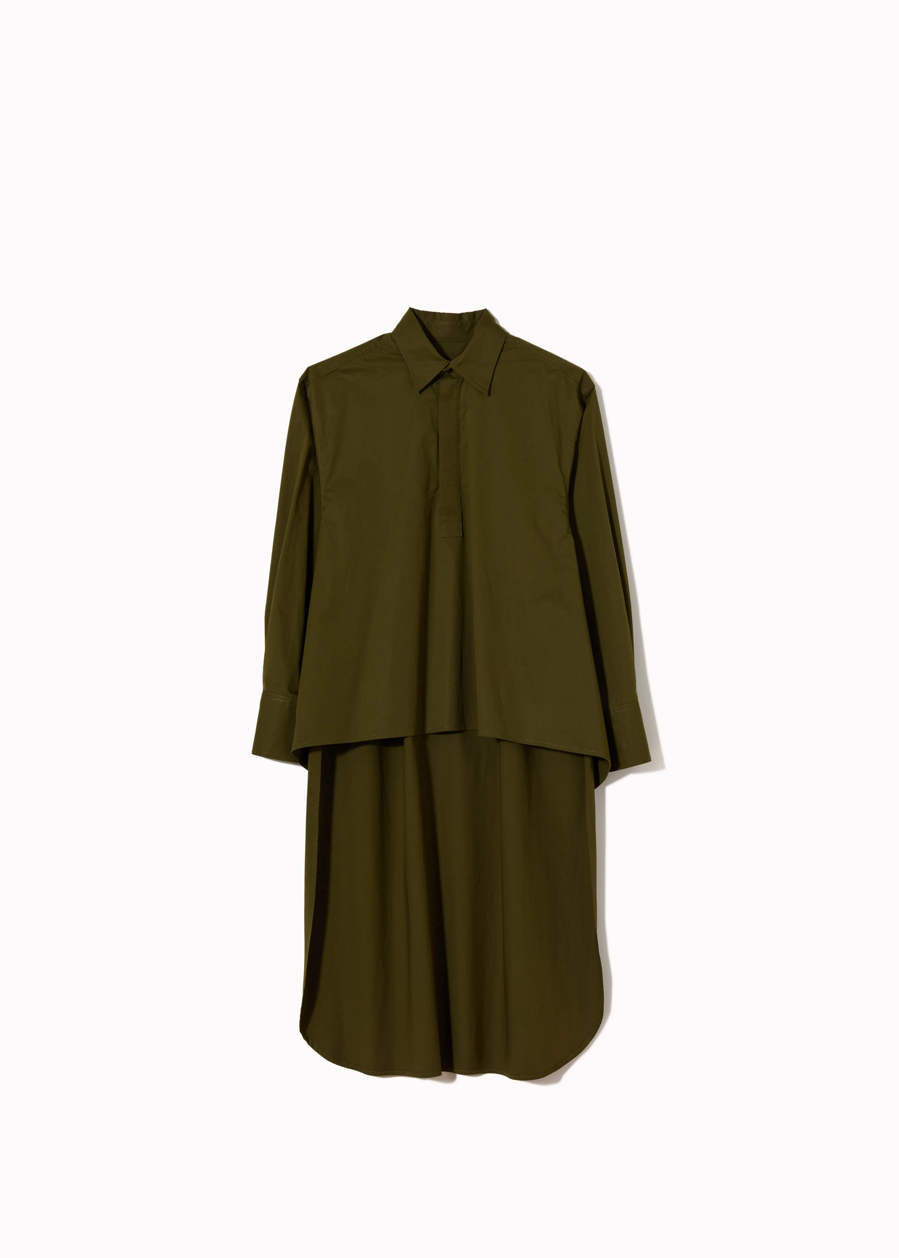 GREEN ASYMMETRIC SHIRT sold by Plan C