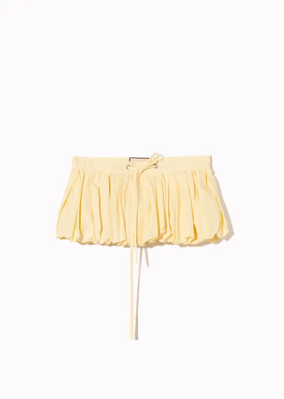 EGGNOG POPELINE COCOON PEPLUM made by Plan C