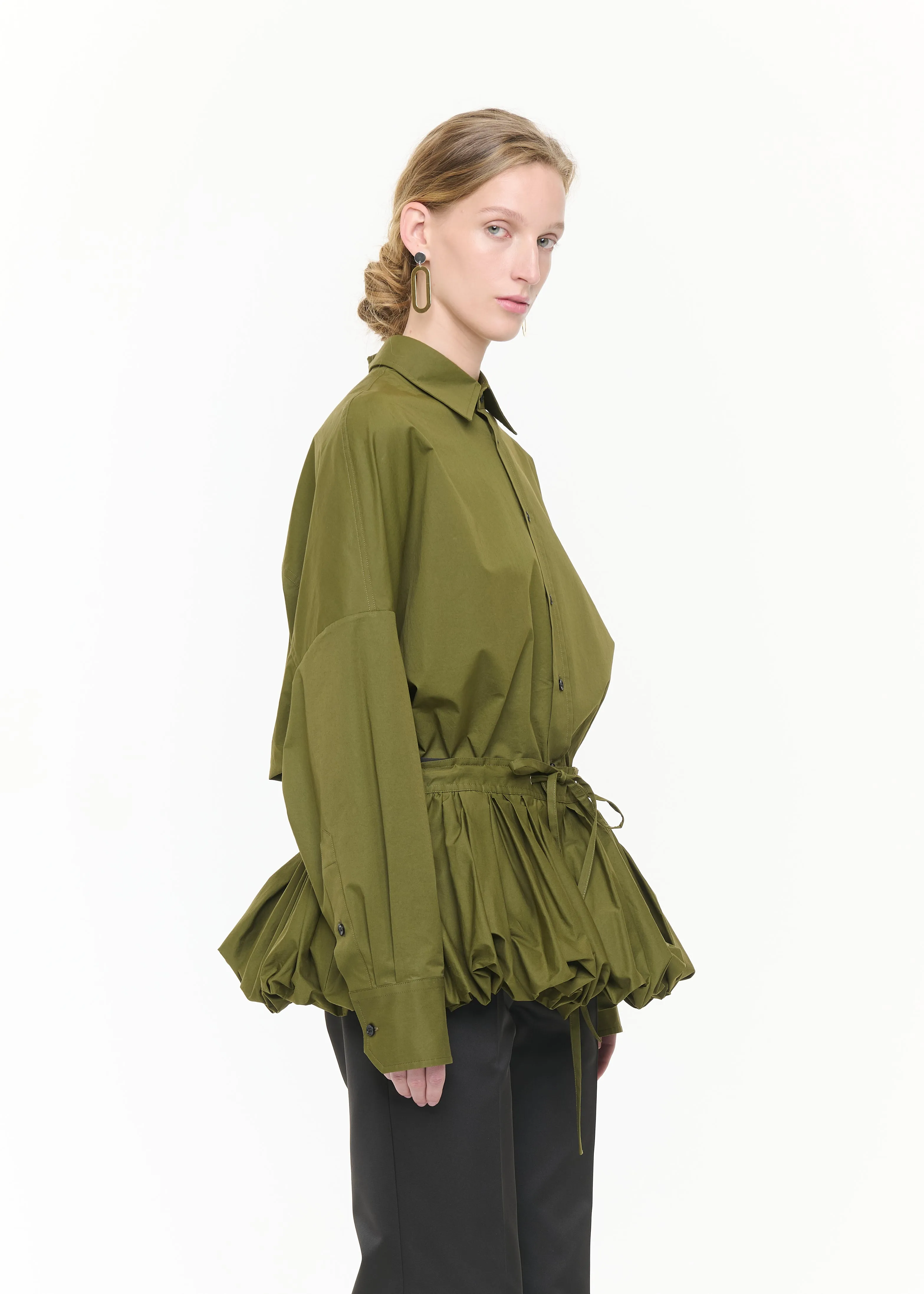 LICHEN POPELINE COCOON PEPLUM sold by Plan C product image thumbnail 4