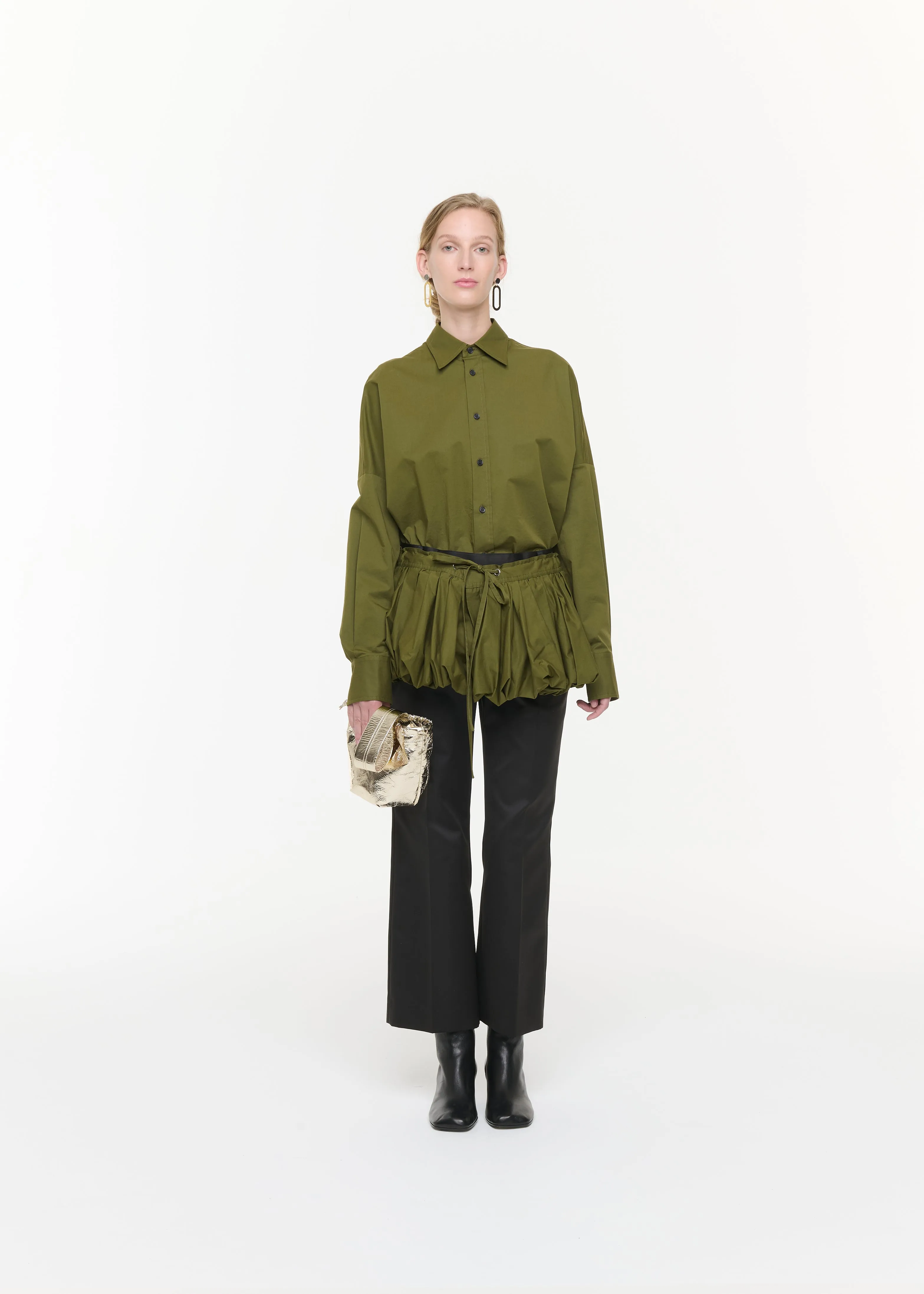 LICHEN POPELINE COCOON PEPLUM sold by Plan C product image thumbnail 3