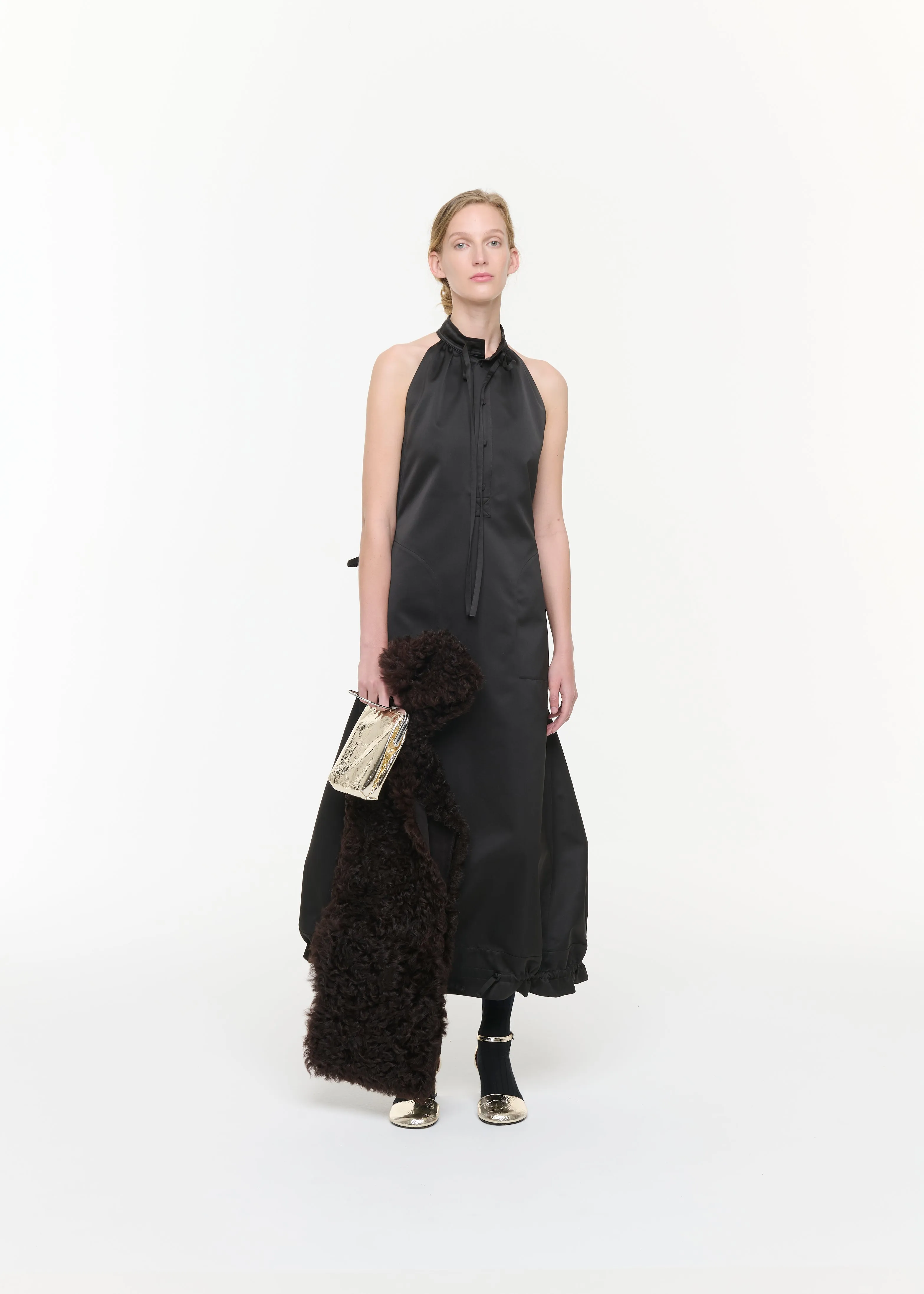 BLACK DUCHESSE LONG DRESS sold by Plan C product image thumbnail 2