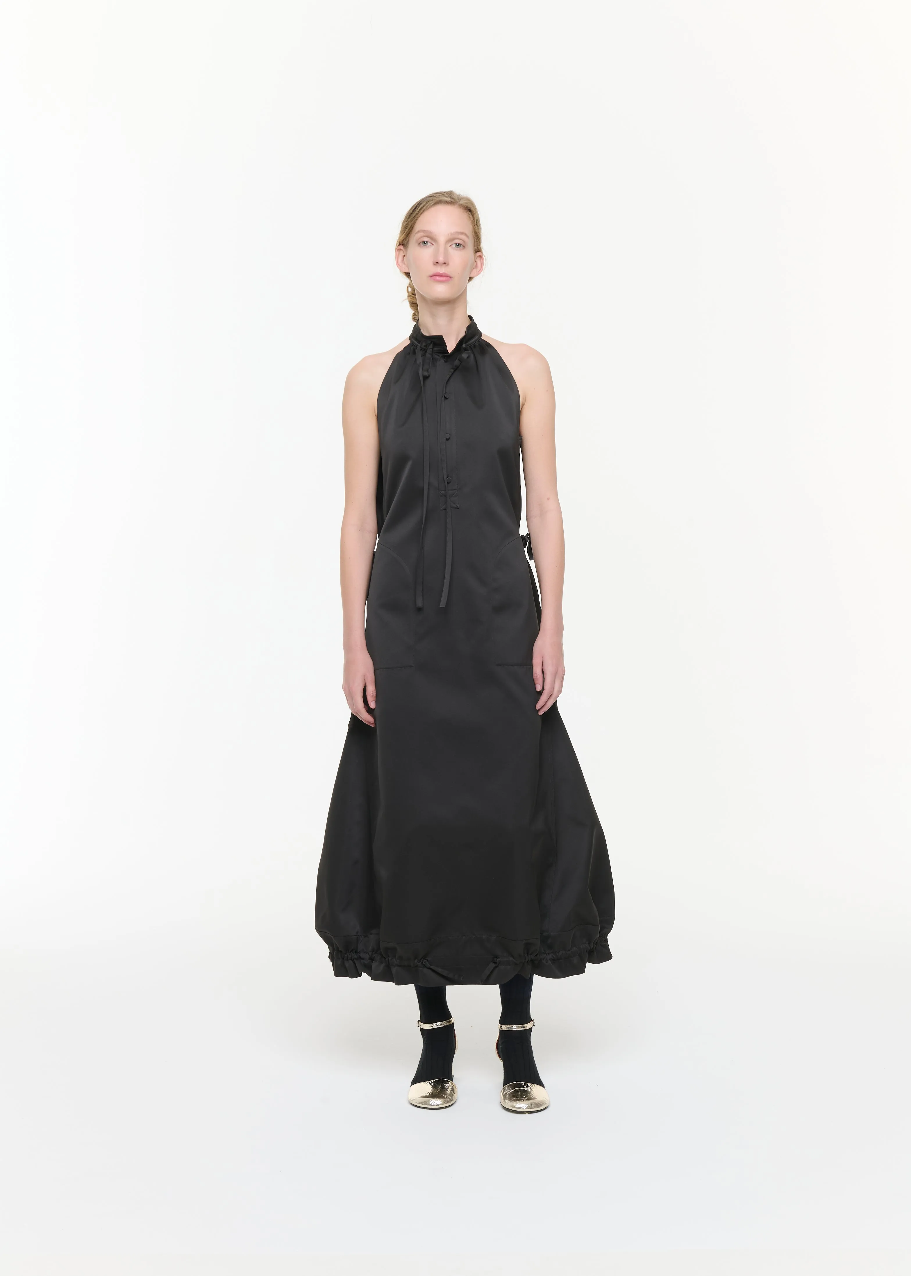 BLACK DUCHESSE LONG DRESS sold by Plan C product image thumbnail 3