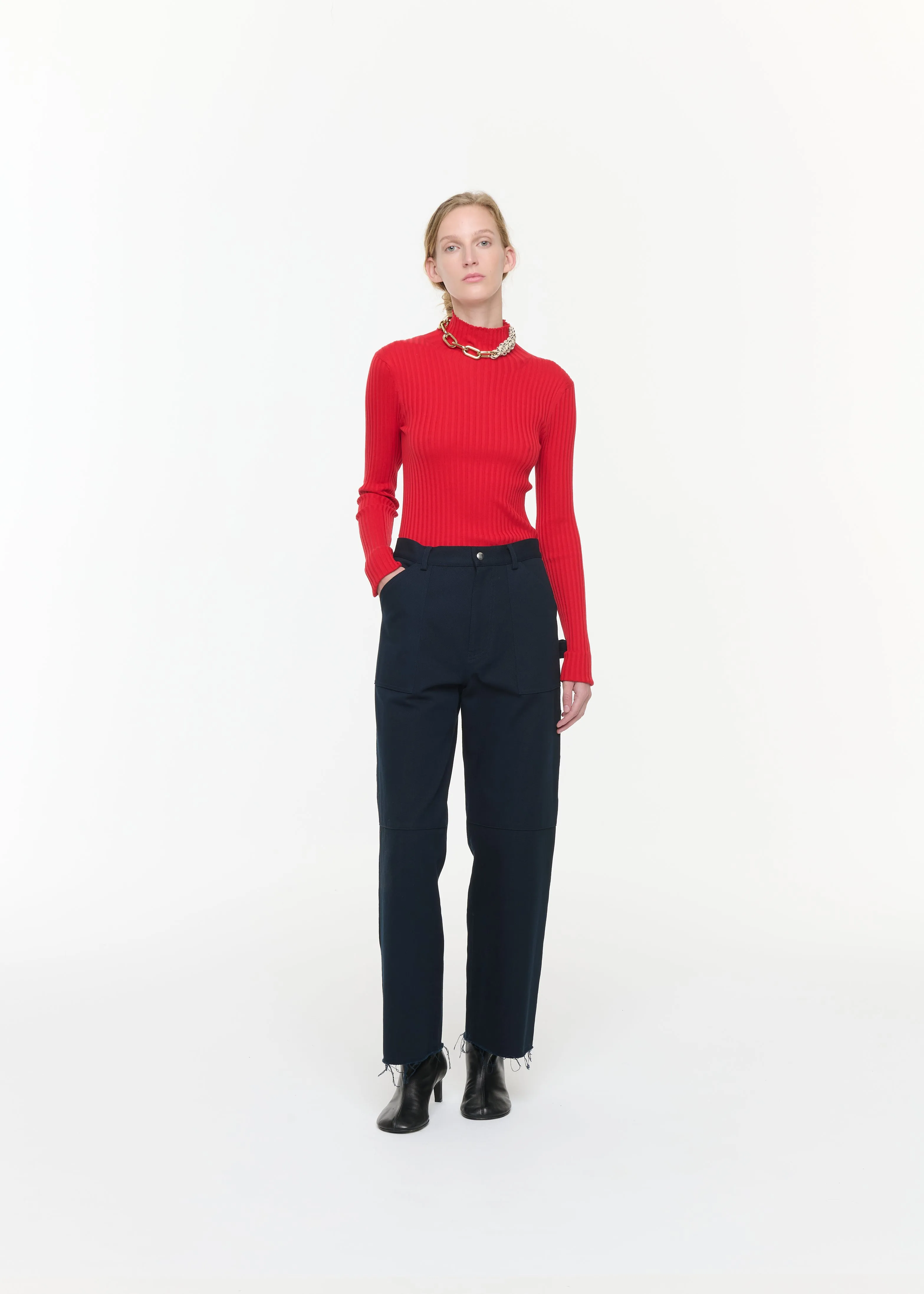 NAVY UTILITY COTTON DRILL TROUSERS sold by Plan C product image thumbnail 3