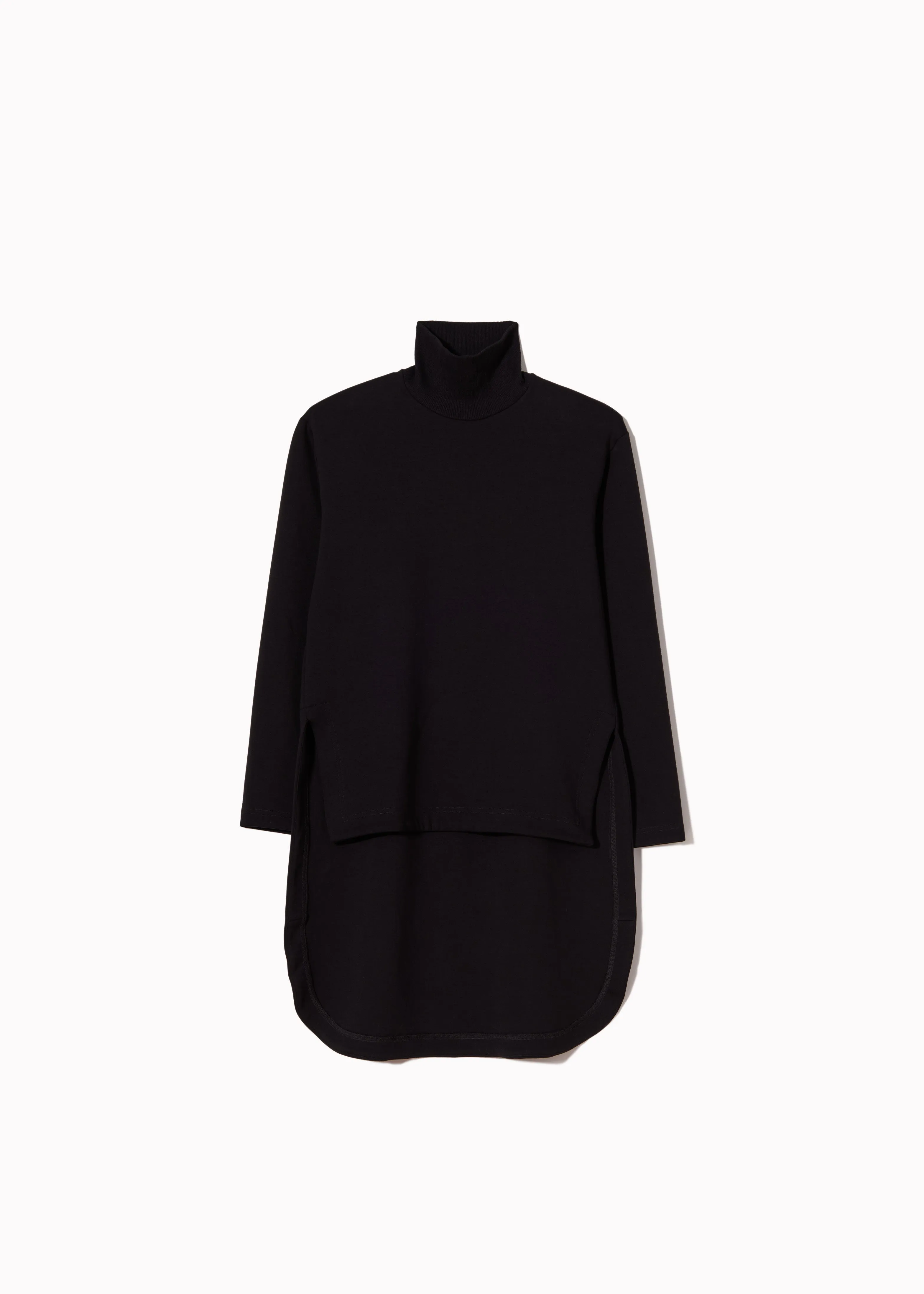 ASYMMETRIC FLEECE TURTLENECK SWEATSHIRT sold by Plan C