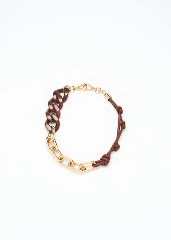 MULTI MATERIAL CHAIN NECKLACE made by Plan C