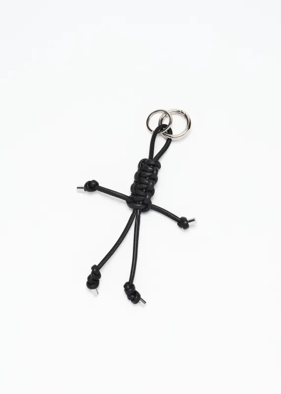 BLACK LANYARD KEY RING made by Plan C
