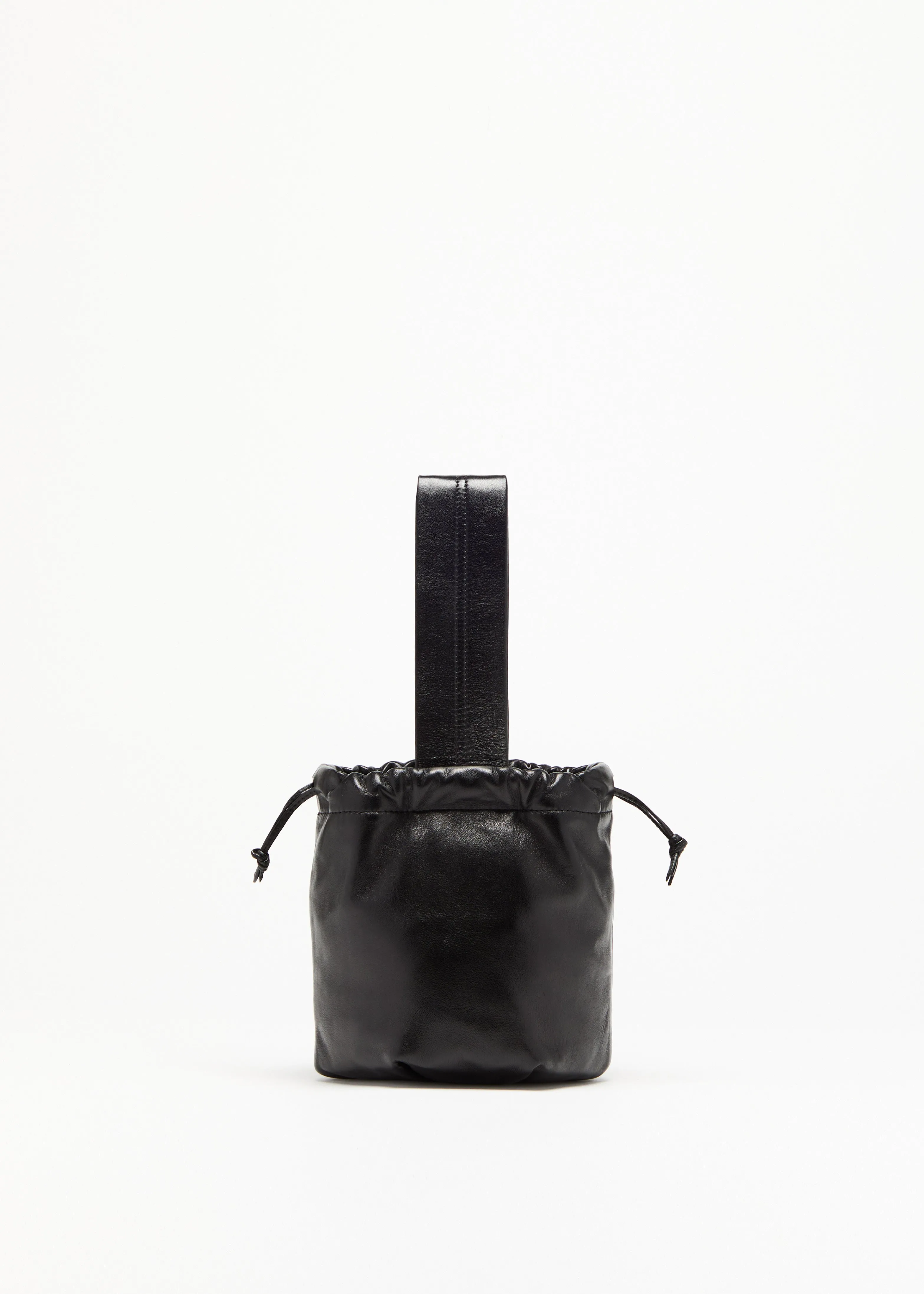 BLACK LAMBSKIN NAPPA BUCKET BAG sold by Plan C product image thumbnail 4