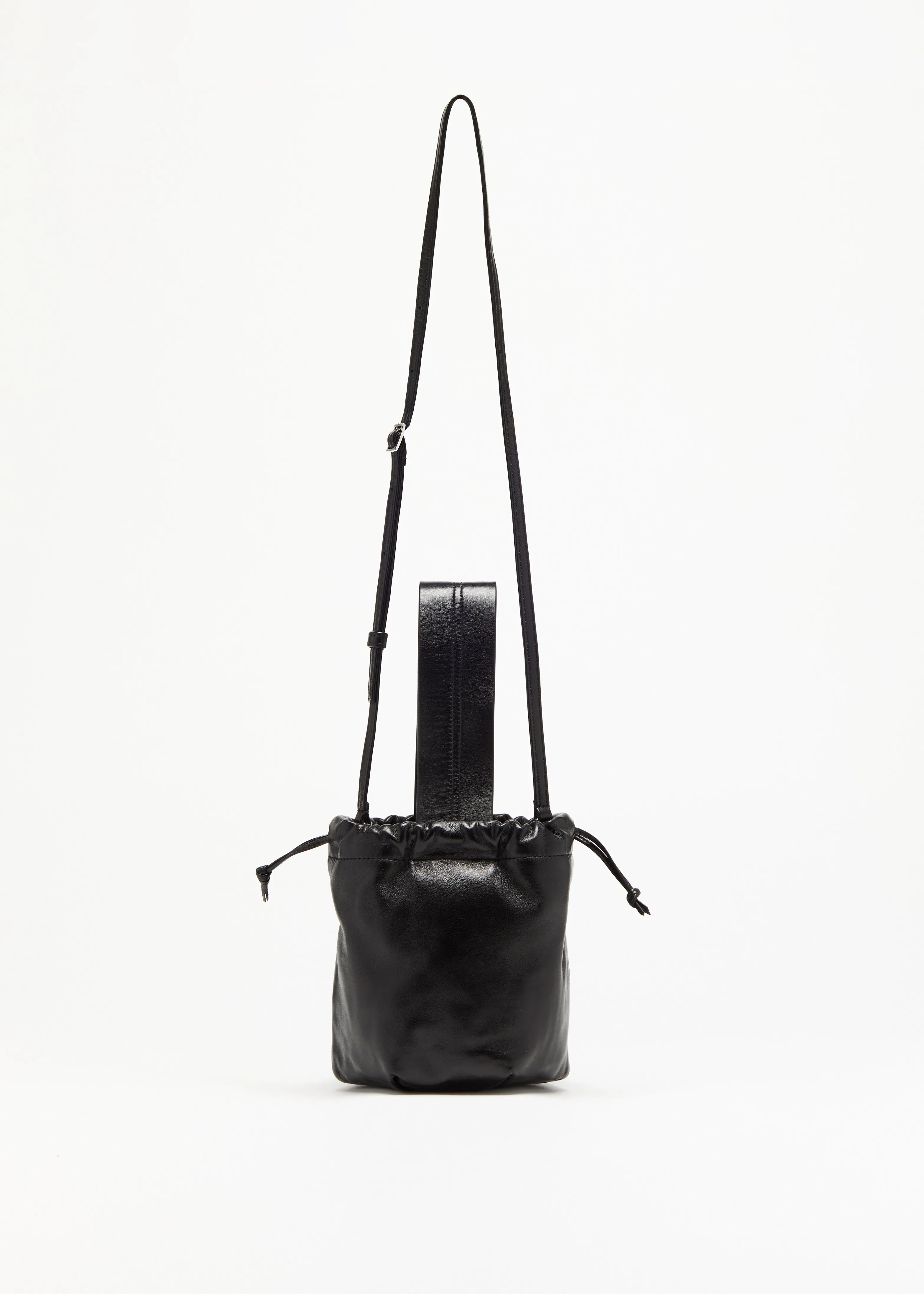BLACK LAMBSKIN NAPPA BUCKET BAG sold by Plan C product image thumbnail 5