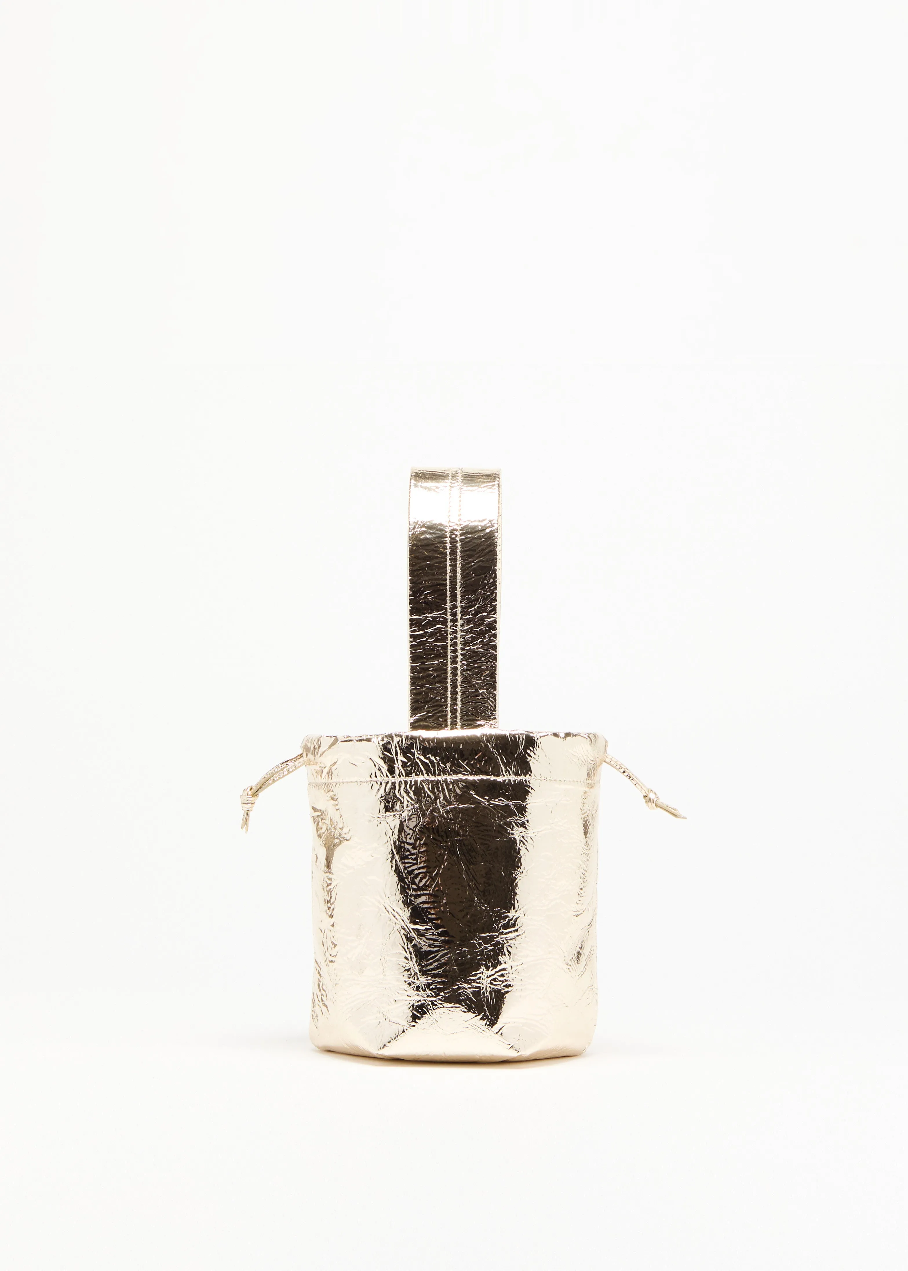 PLATINUM LAMBSKIN NAPPA BUCKET BAG sold by Plan C product image thumbnail 4
