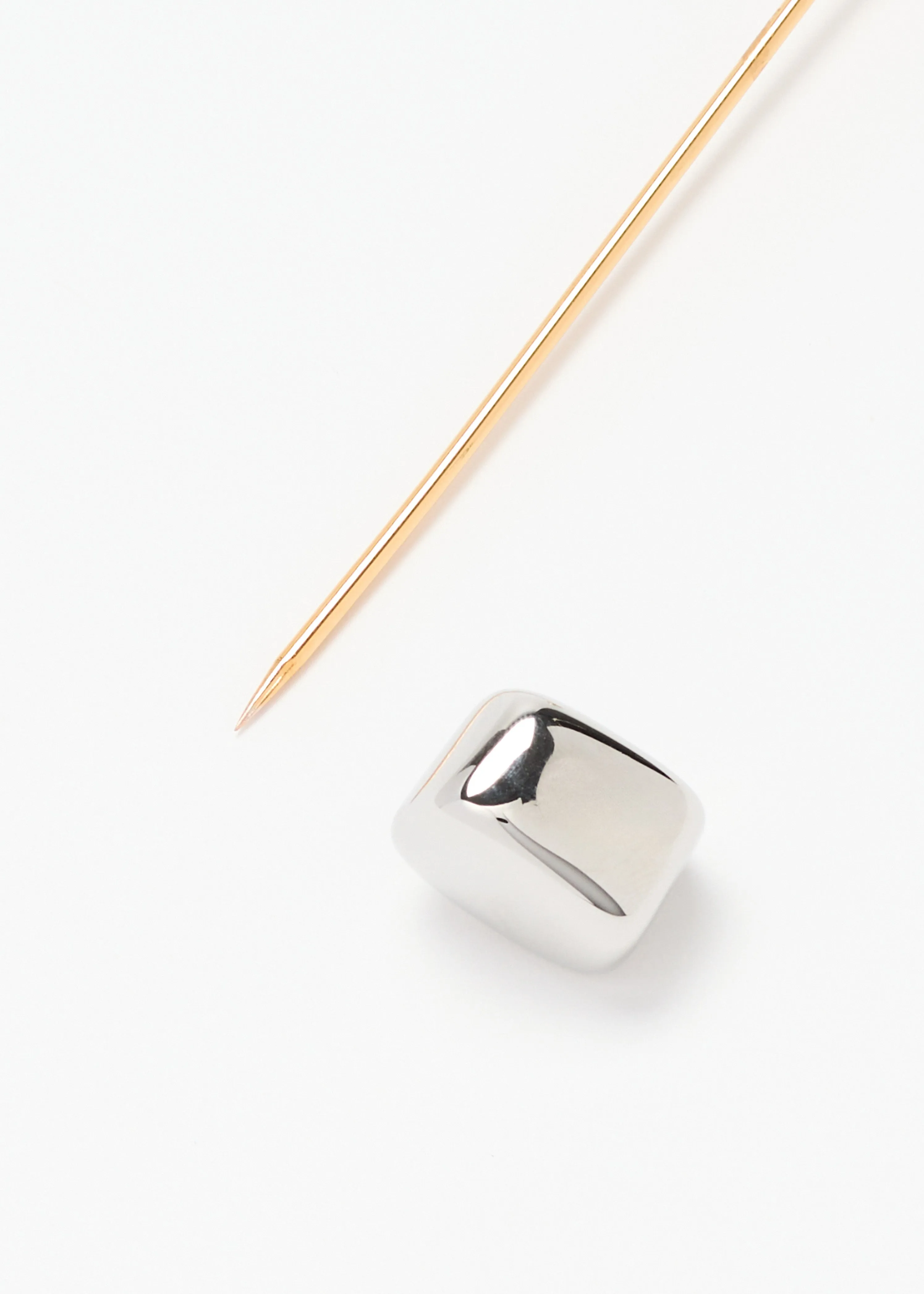 METAL AND GOLD STICK PIN BROOCH sold by Plan C product image thumbnail 2