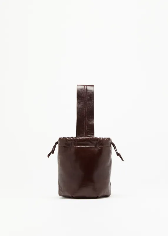 MORO HEAD LAMBSKIN NAPPA BUCKET BAG made by Plan C