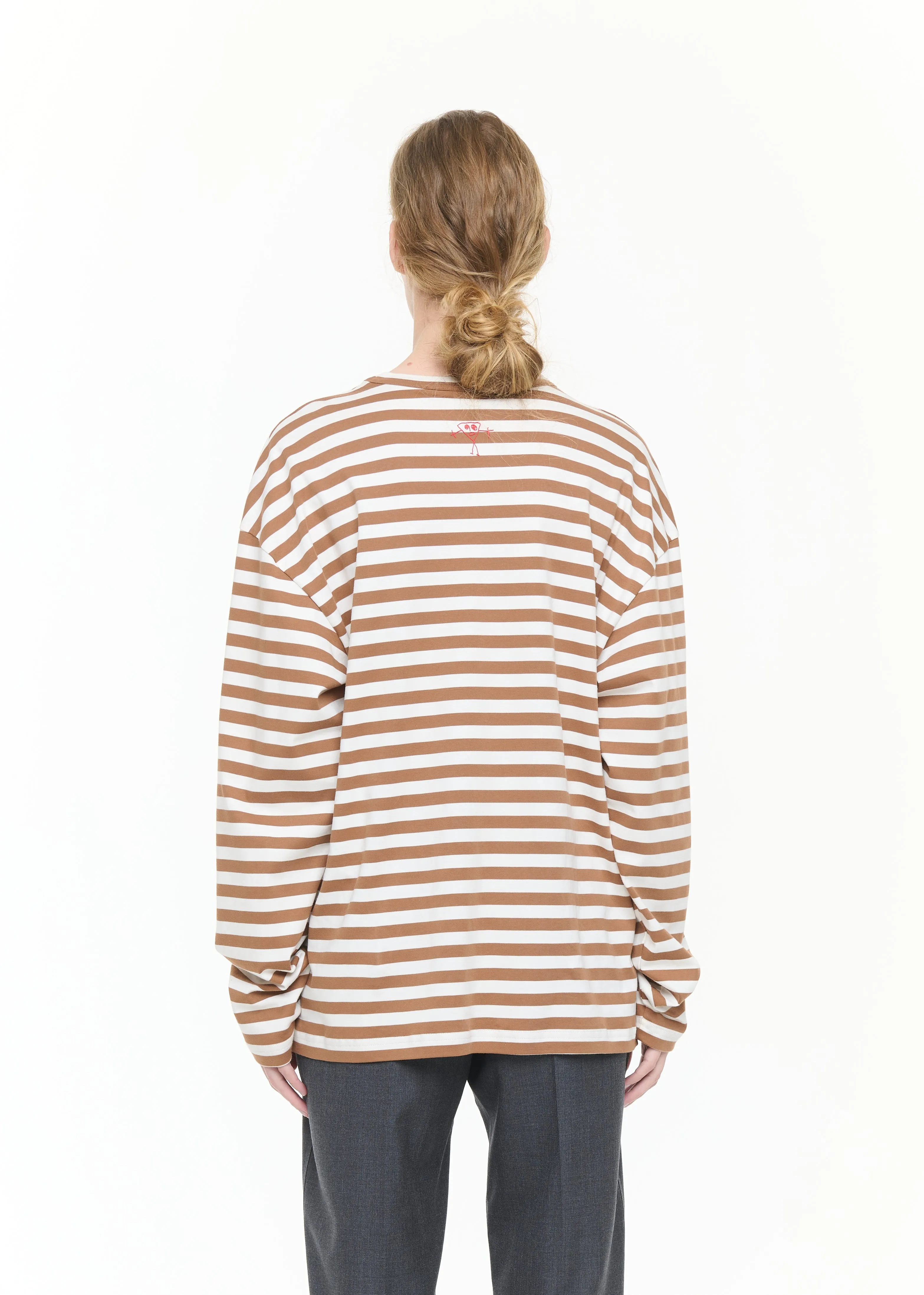STRIPED LONG SLEEVED T-SHIRT sold by Plan C product image thumbnail 5