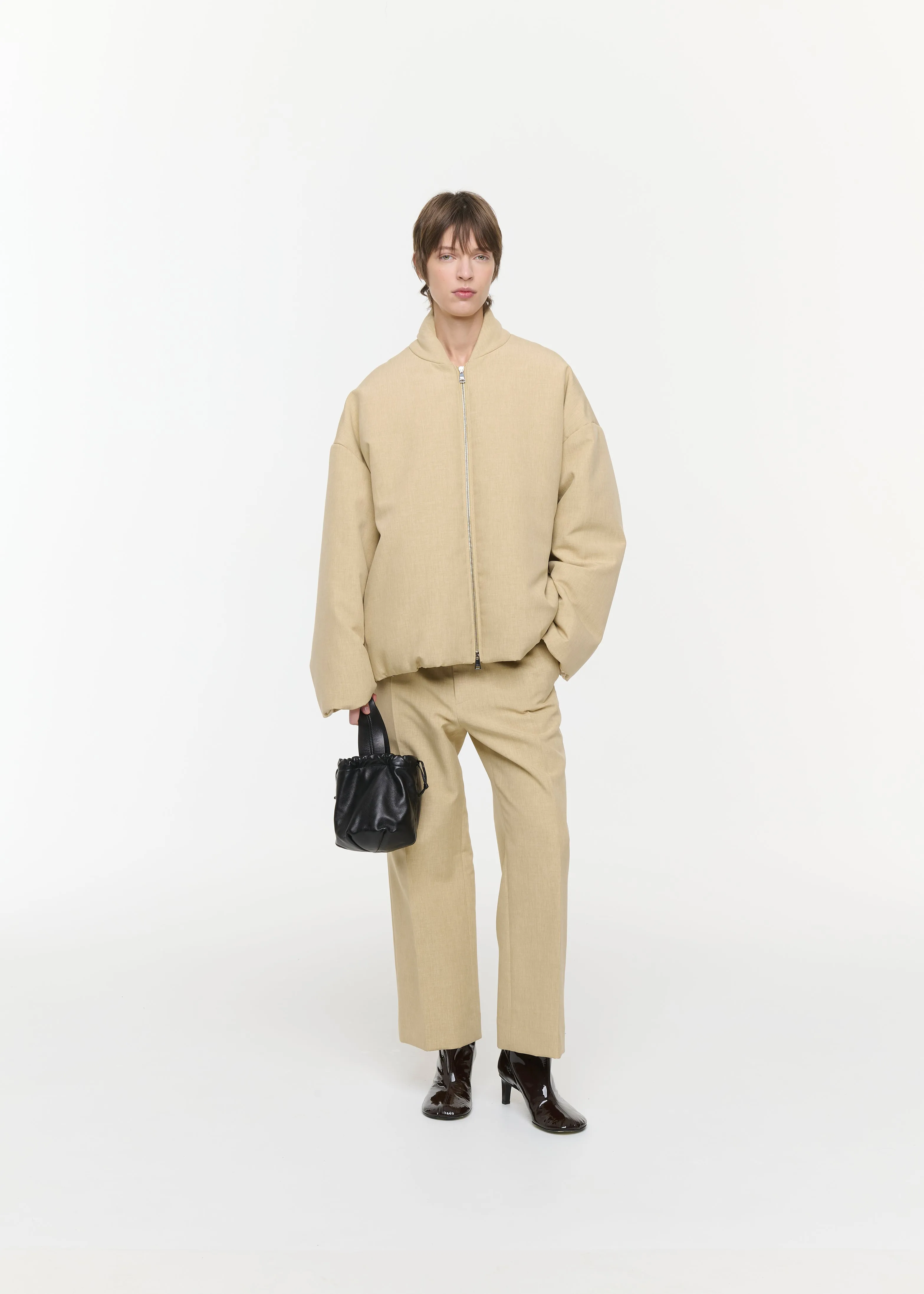 MELANGE YELLOW BOMBER JACKET sold by Plan C product image thumbnail 2