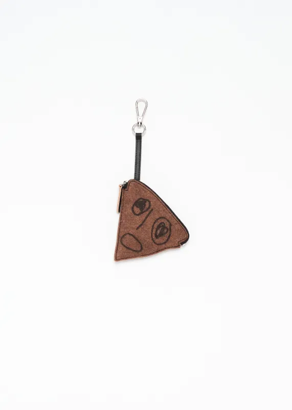 PILI AND BIANCA WOOL FELT TRIANGLE CHARM made by Plan C