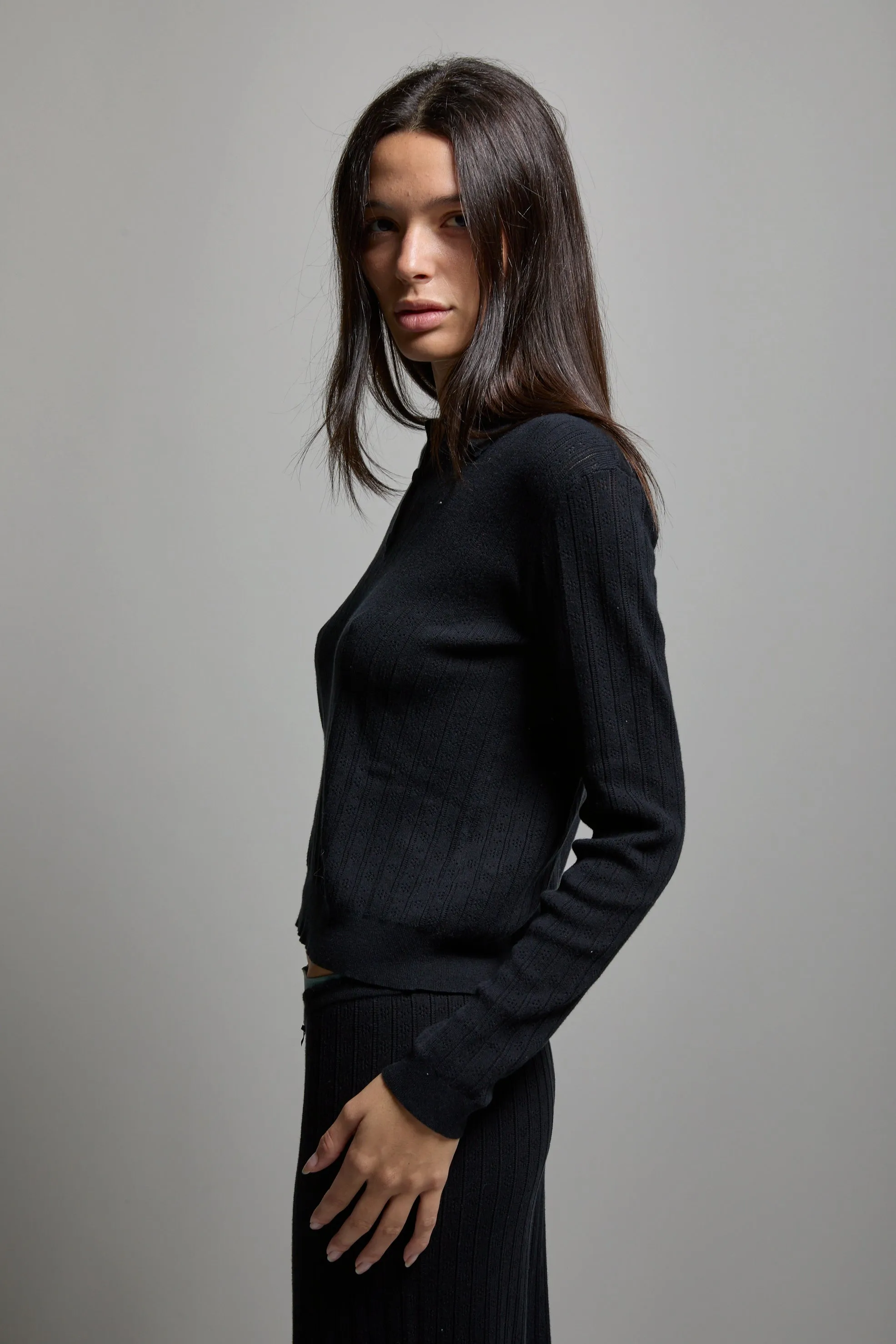 Presley Pointelle Polo sold by ASHER product image thumbnail 2