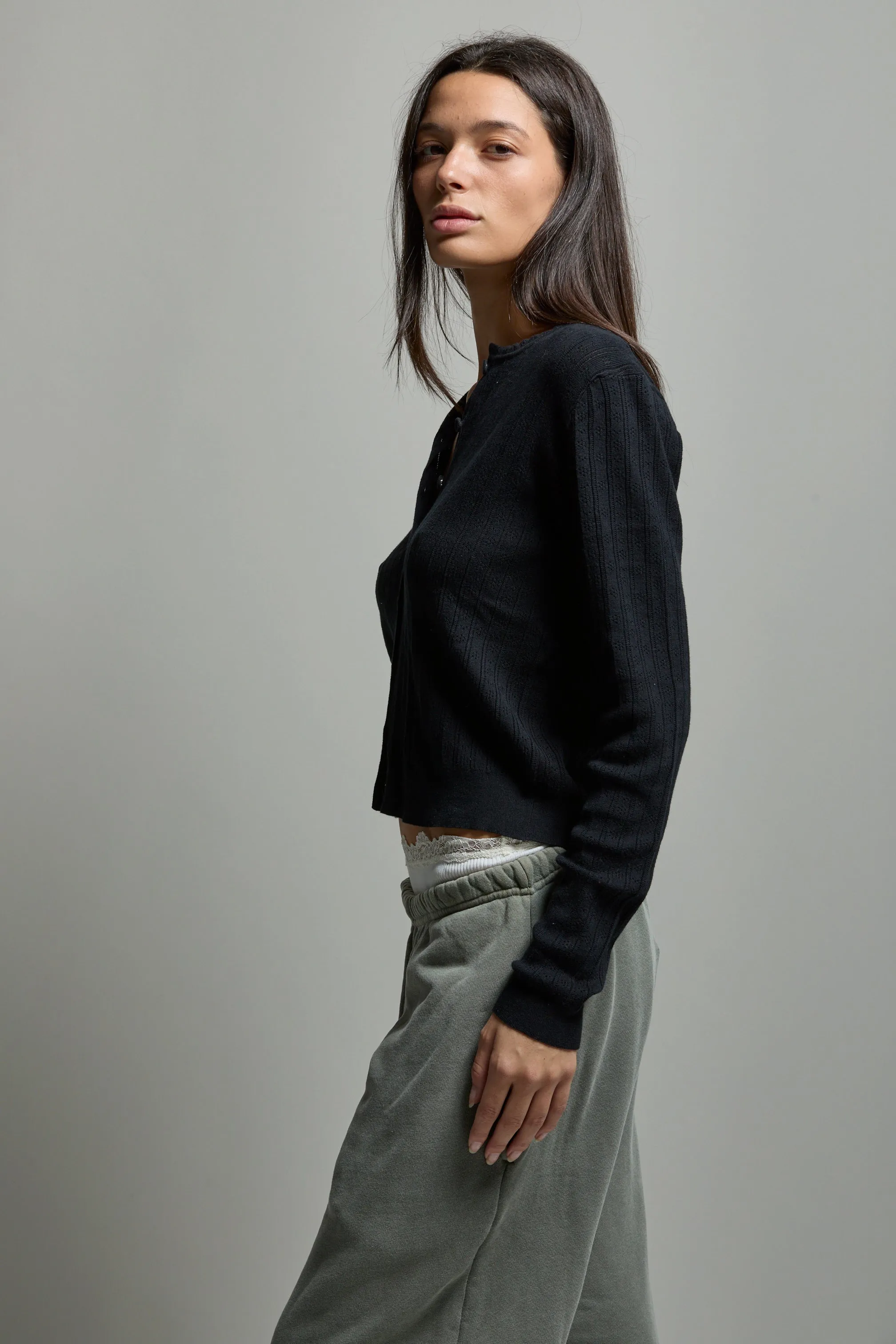 Pipa Pointelle Cardigan sold by ASHER product image thumbnail 2