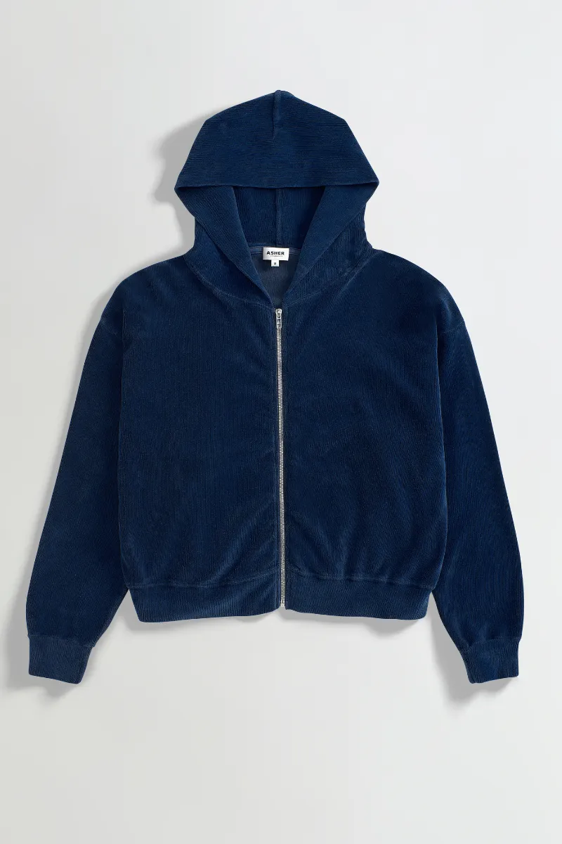 Esther Velour Corduroy Zip-up sold by ASHER product image thumbnail 2