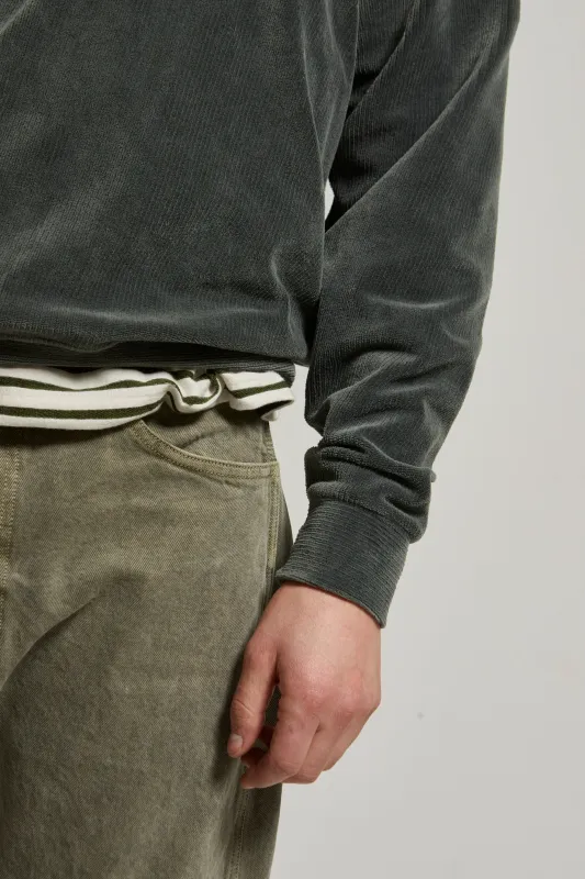 Claude Velour 1/4 Zip sold by ASHER