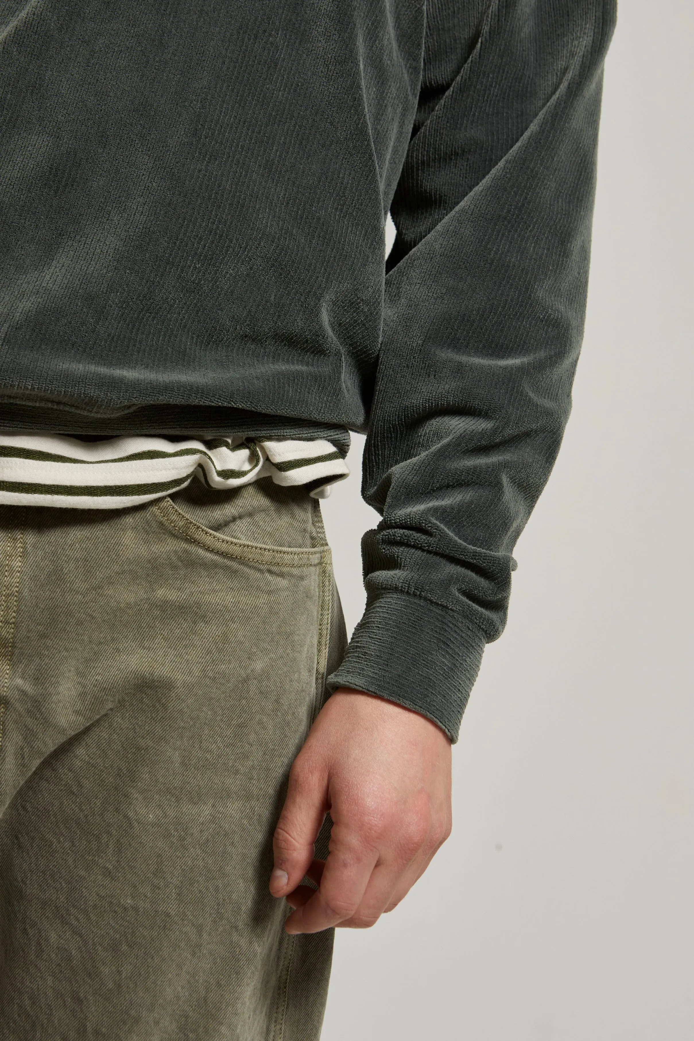 Claude Velour 1/4 Zip sold by ASHER