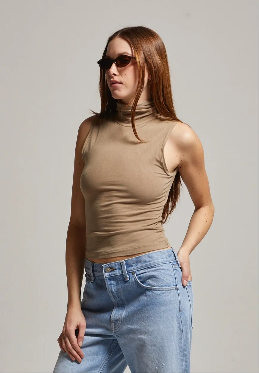 Tessa Turtleneck Tank sold by ASHER product image thumbnail 2