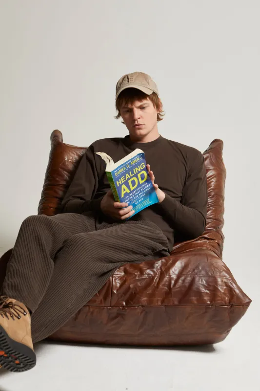 Elio Sanded Supima Tee sold by ASHER