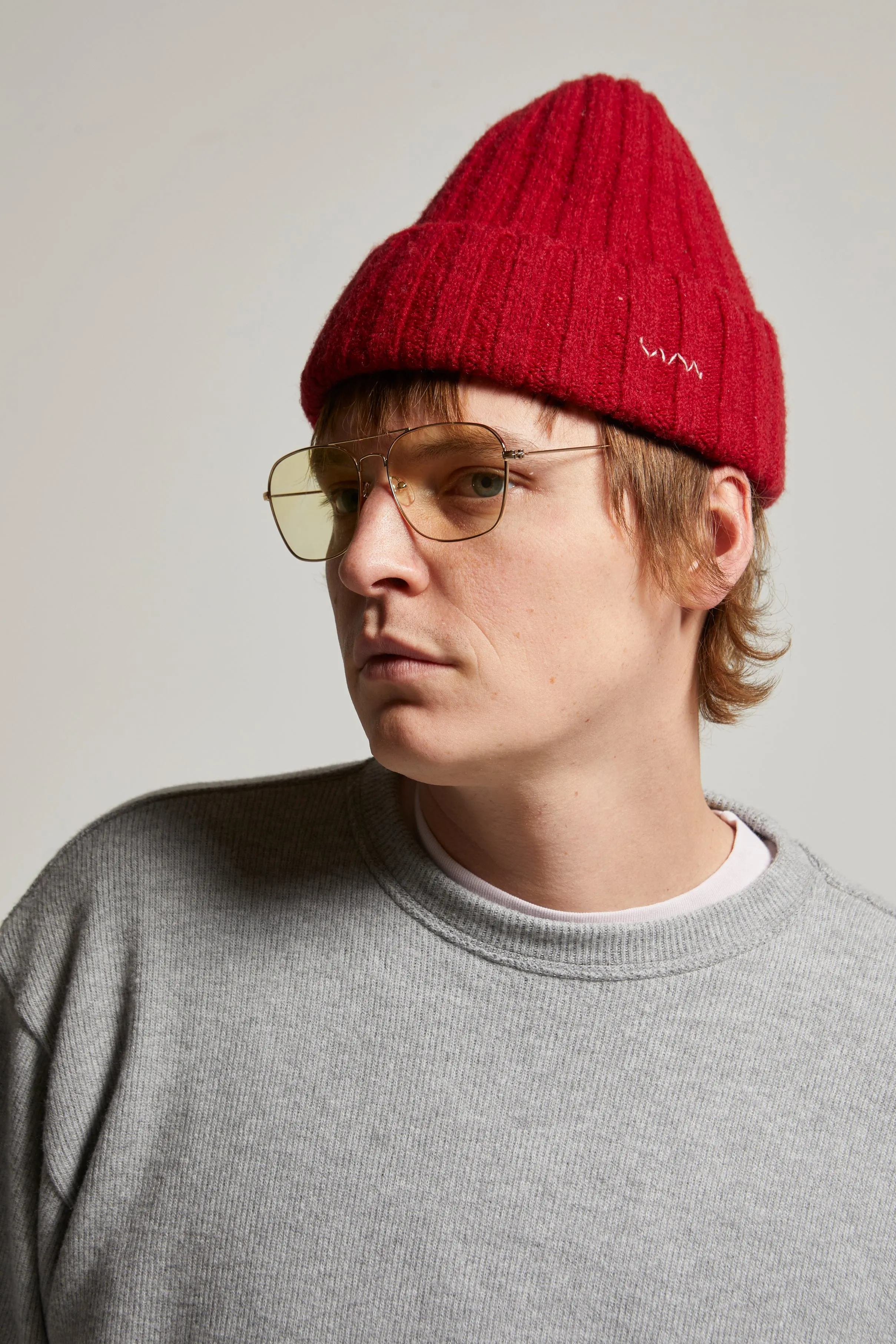 Elio Heather Brushed Fine Sweater Tee sold by ASHER product image thumbnail 2