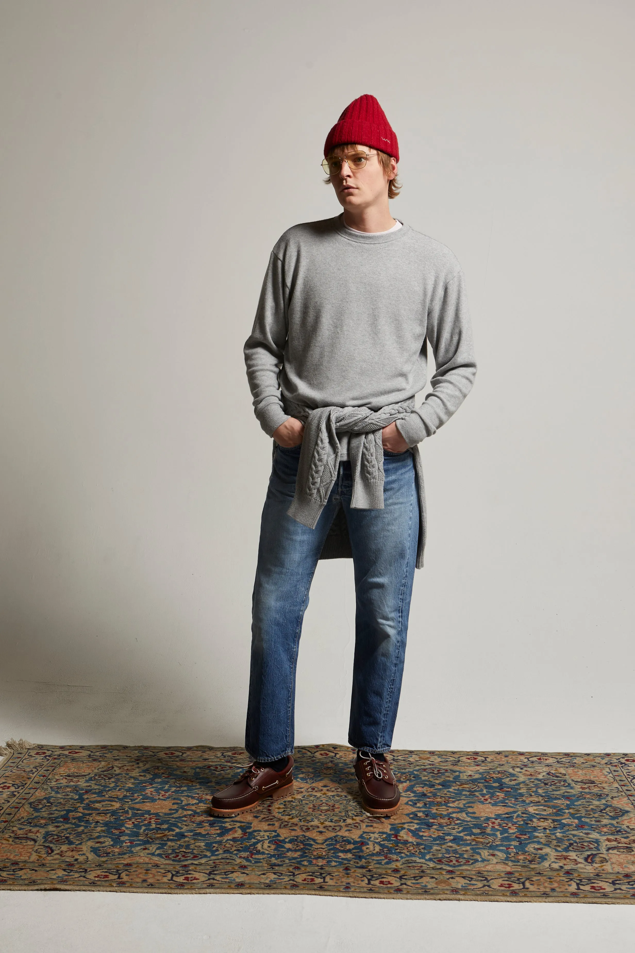 Elio Heather Brushed Fine Sweater Tee sold by ASHER product image thumbnail 5
