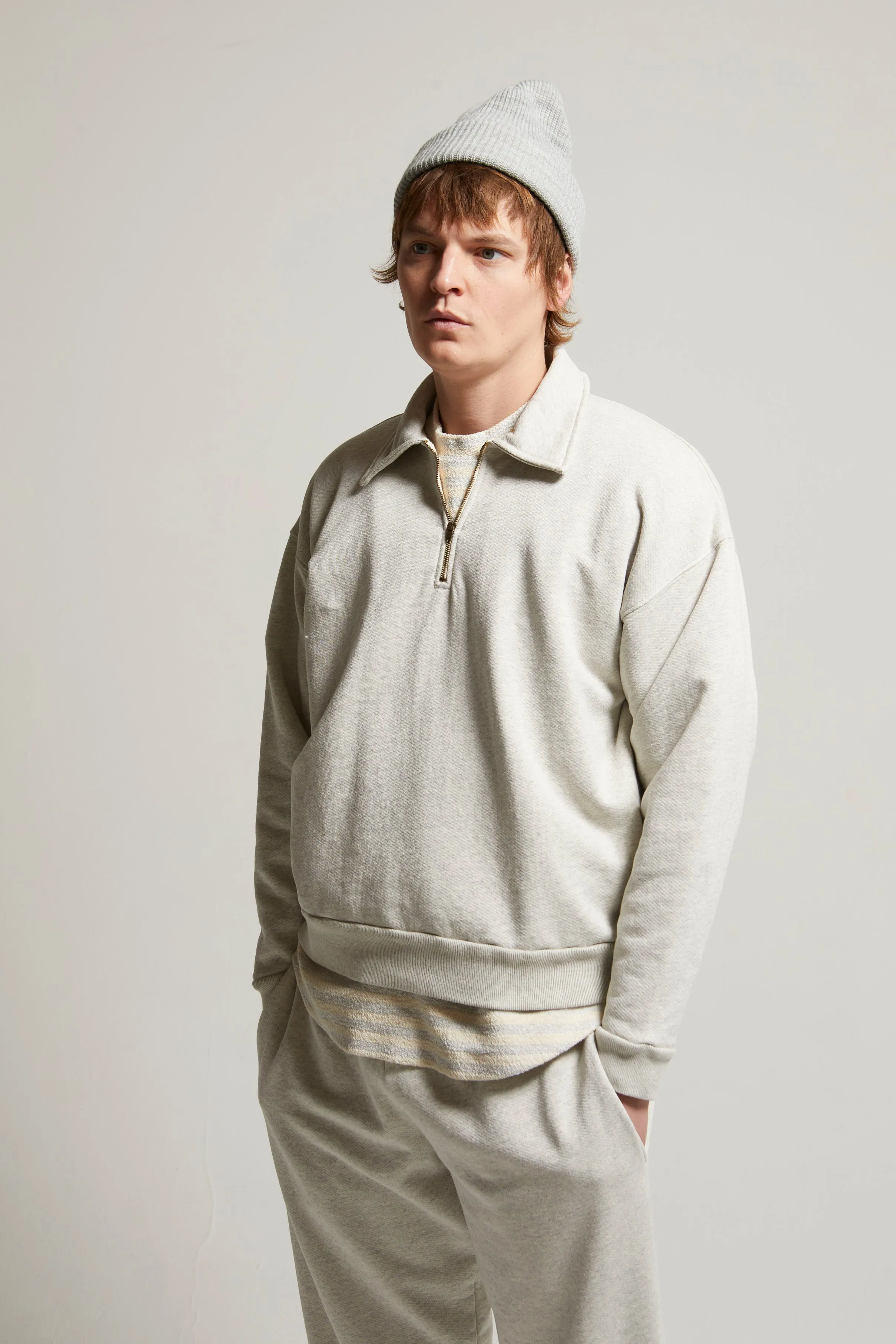Claude Heather Ash 1/4 Zip sold by ASHER product image thumbnail 5