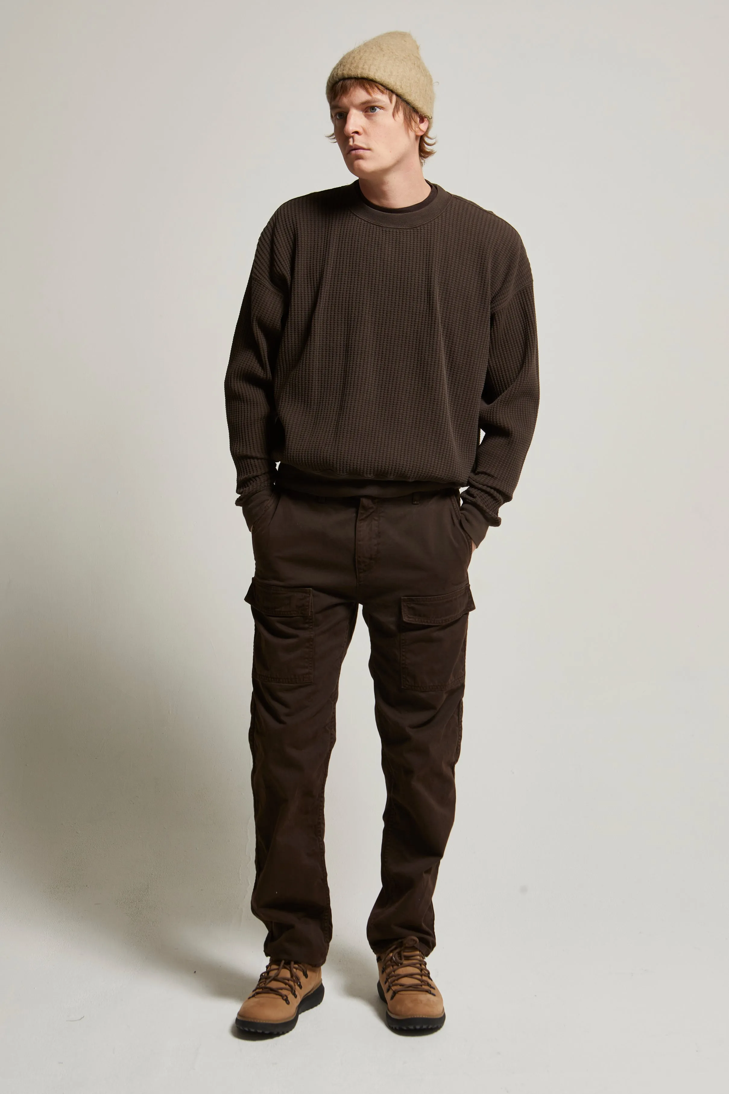 Wyatt Heritage Waffle Crewneck sold by ASHER product image thumbnail 3