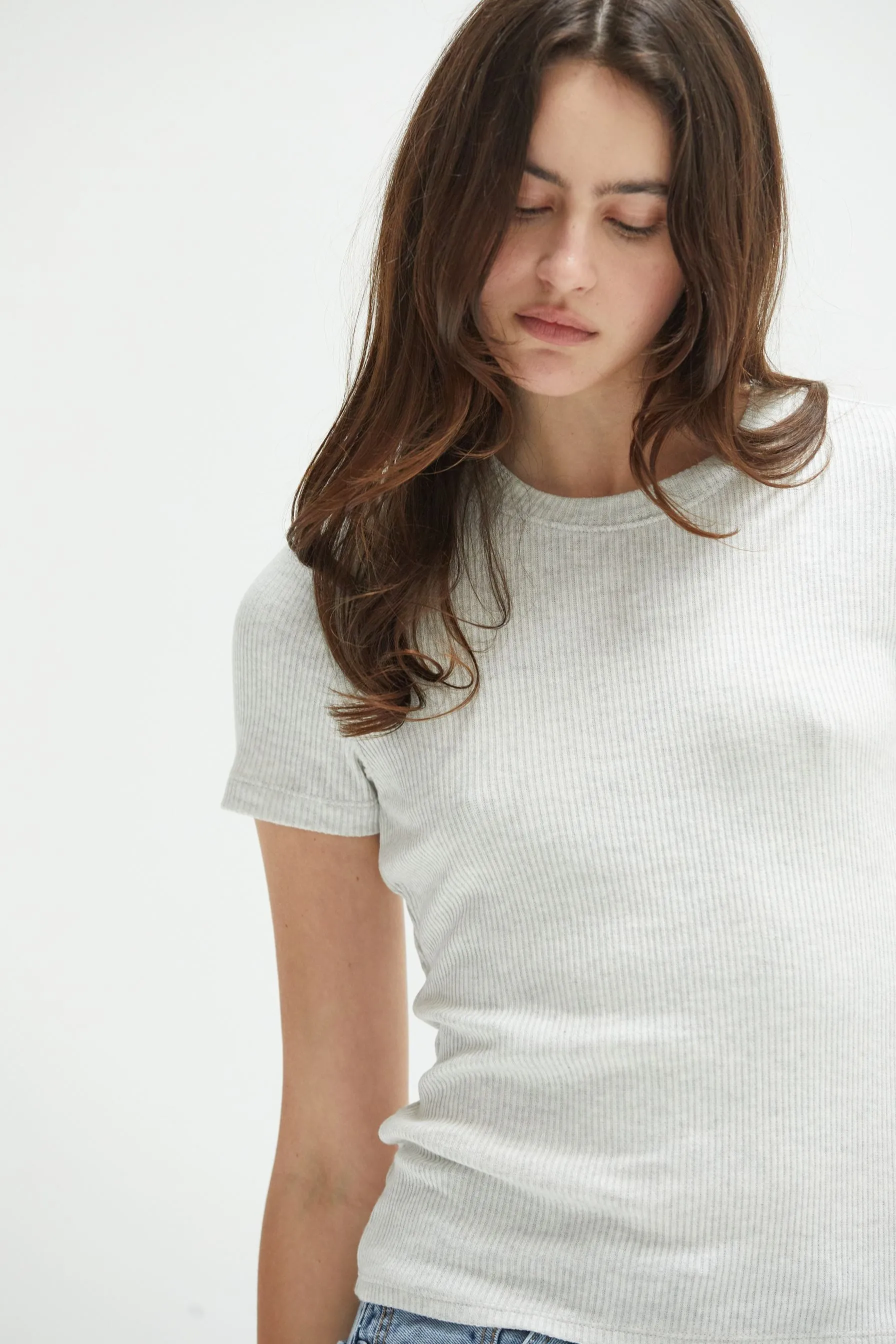 Remi Ribbed SS Tee sold by ASHER product image thumbnail 5