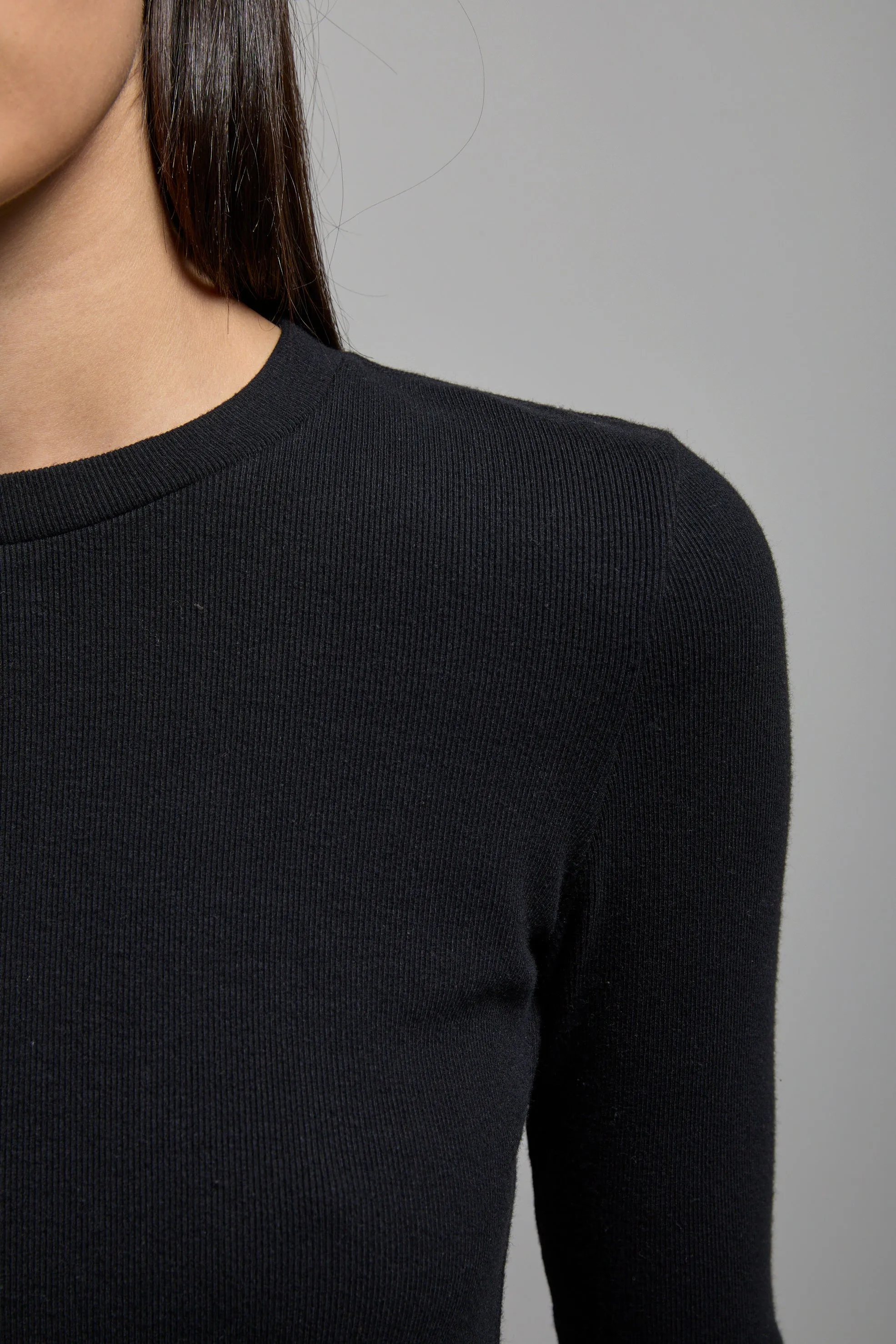Libby Ribbed Long Sleeve Tee sold by ASHER product image thumbnail 5