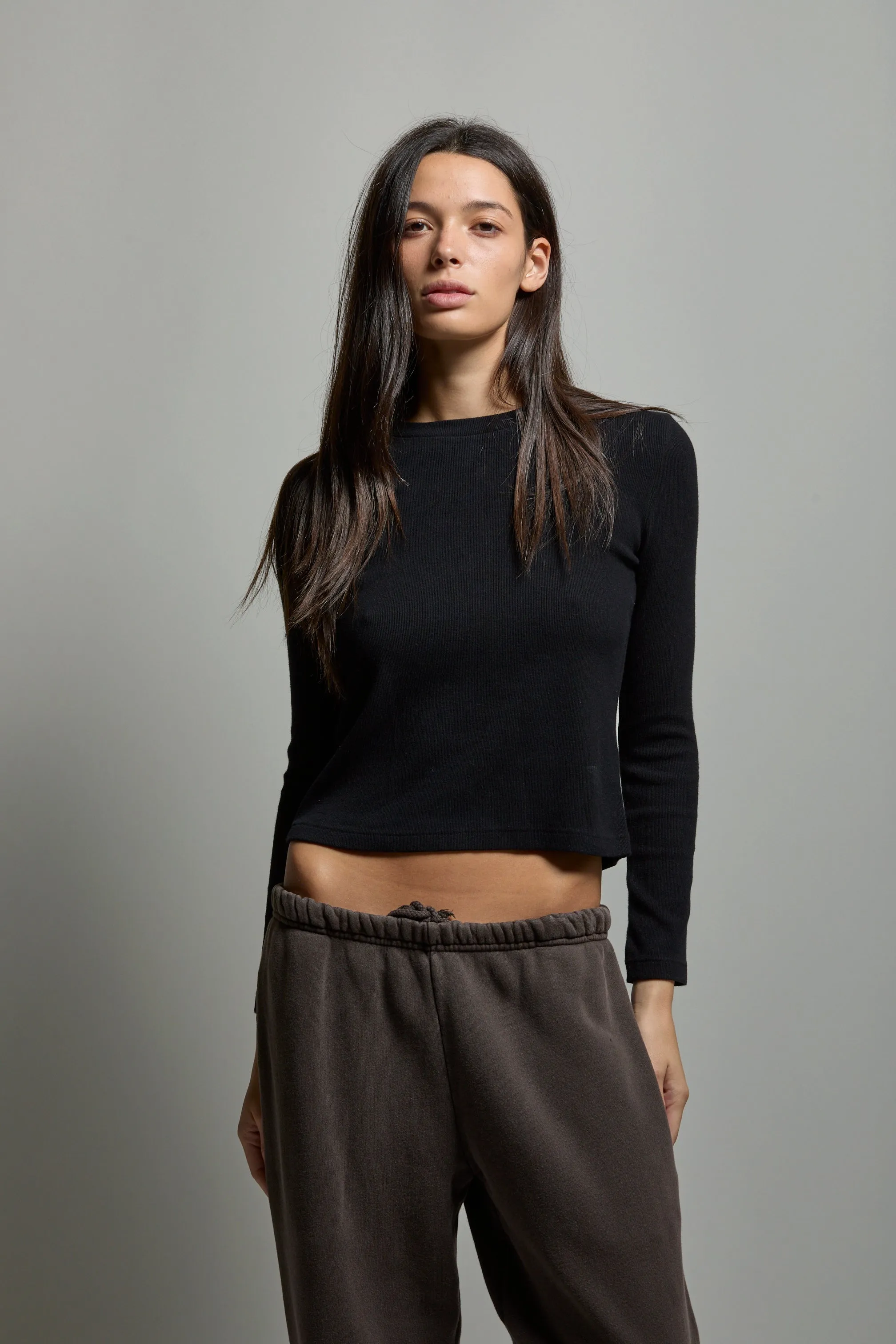 Libby Ribbed Long Sleeve Tee sold by ASHER