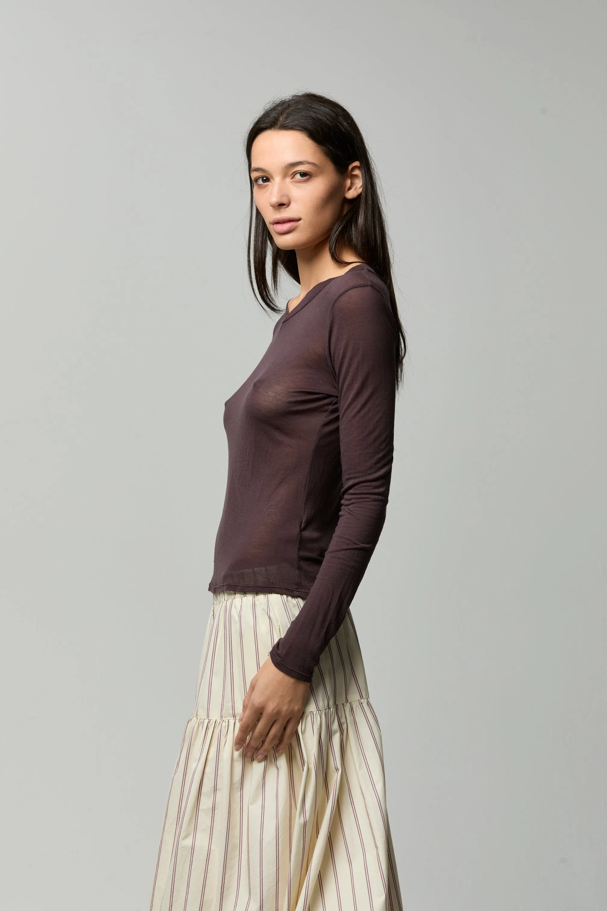 Saskia Longsleeve Micro V sold by ASHER product image thumbnail 2