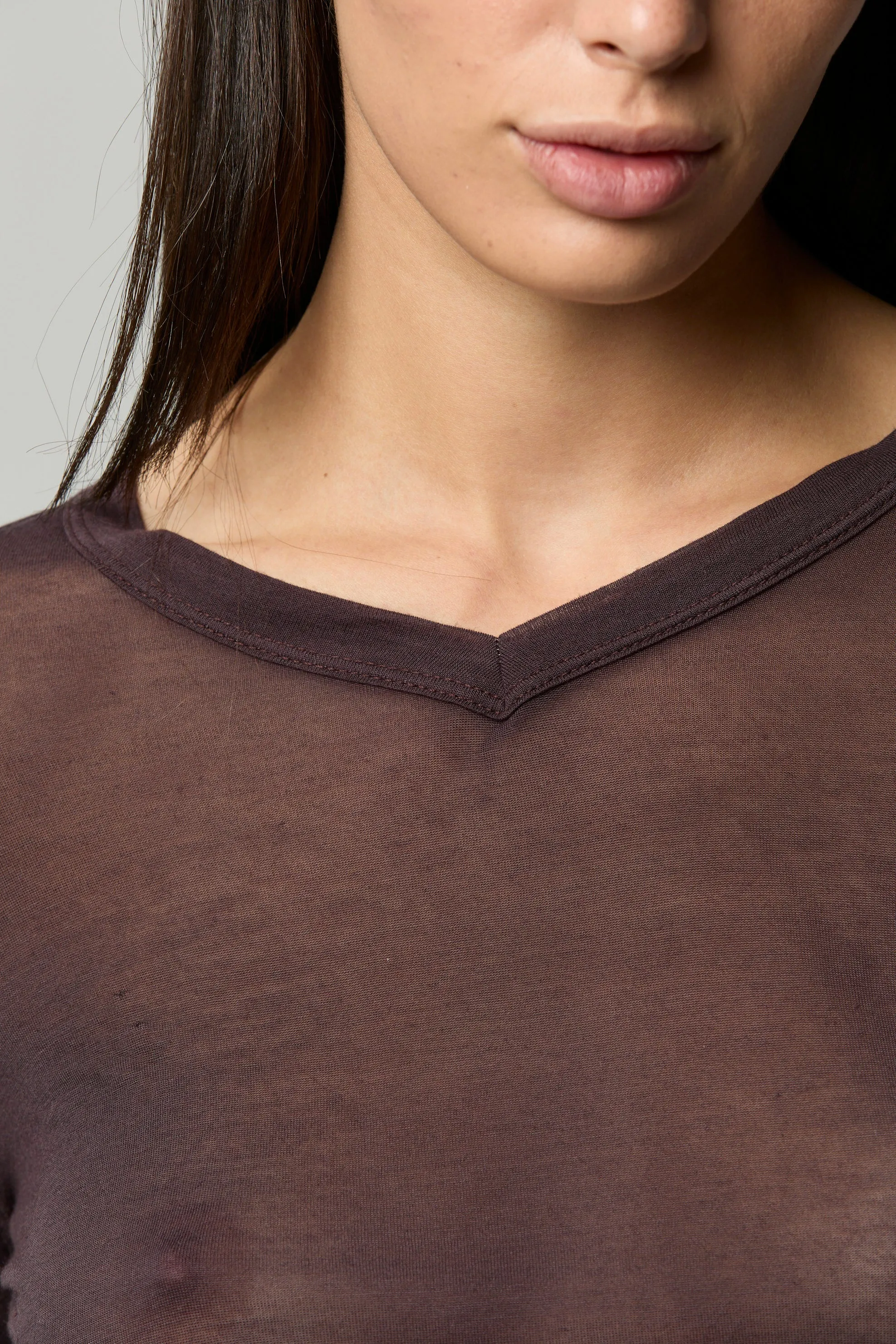 Saskia Longsleeve Micro V sold by ASHER product image thumbnail 3