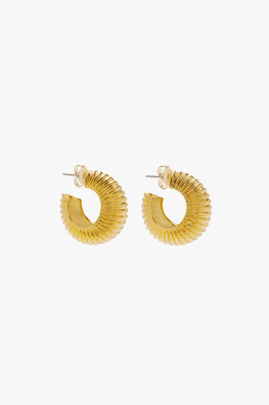 Mali Huggie Earrings made by Brandon Maxwell