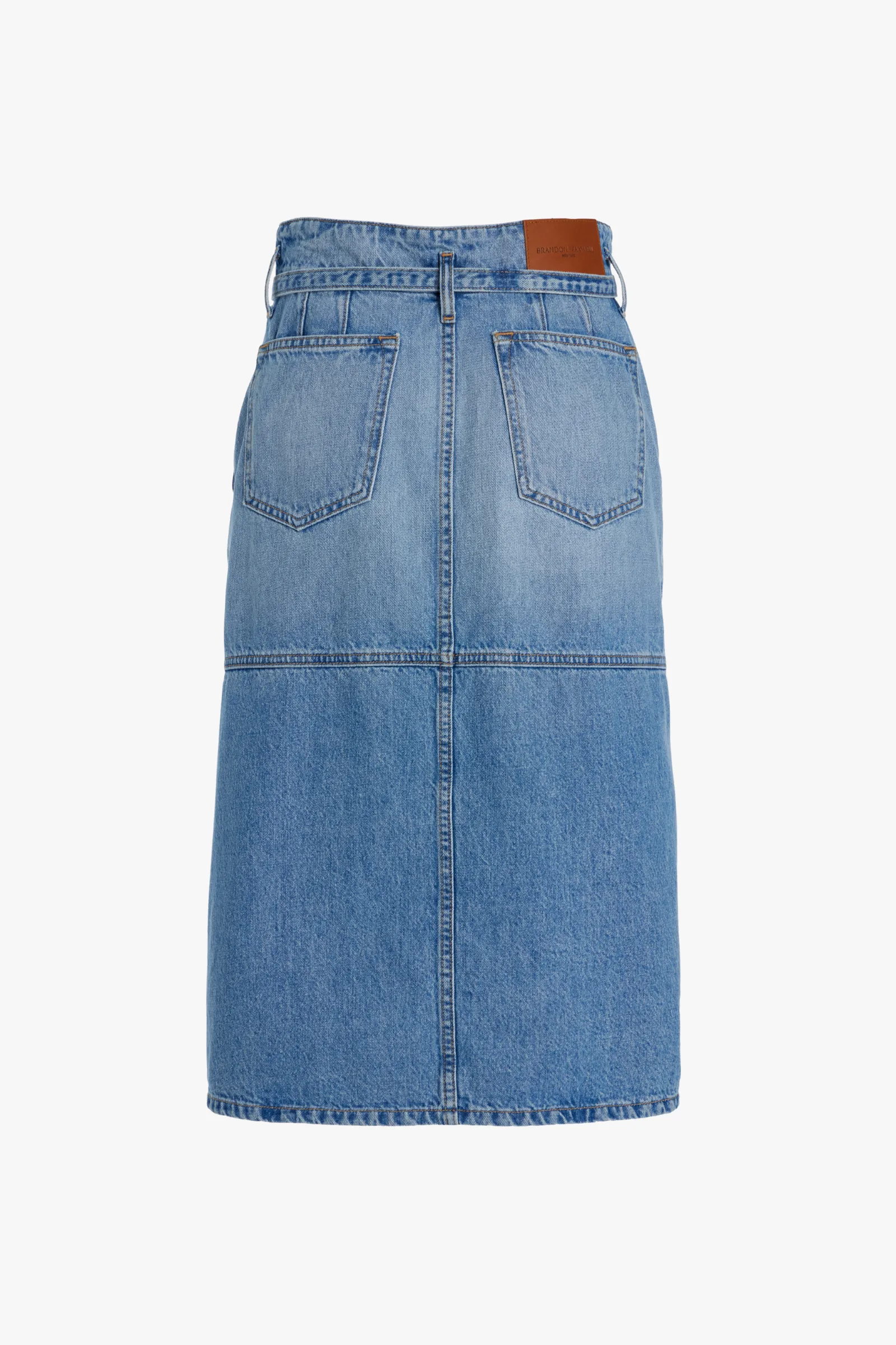 The Cecilia Midi Skirt in Vintage Wash sold by Brandon Maxwell product image thumbnail 2