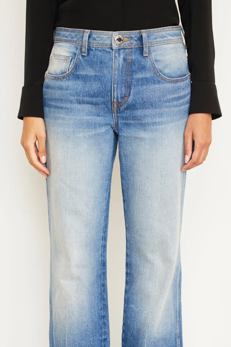 The Wiley Straight Leg Denim in American Blue sold by Brandon Maxwell product image thumbnail 3