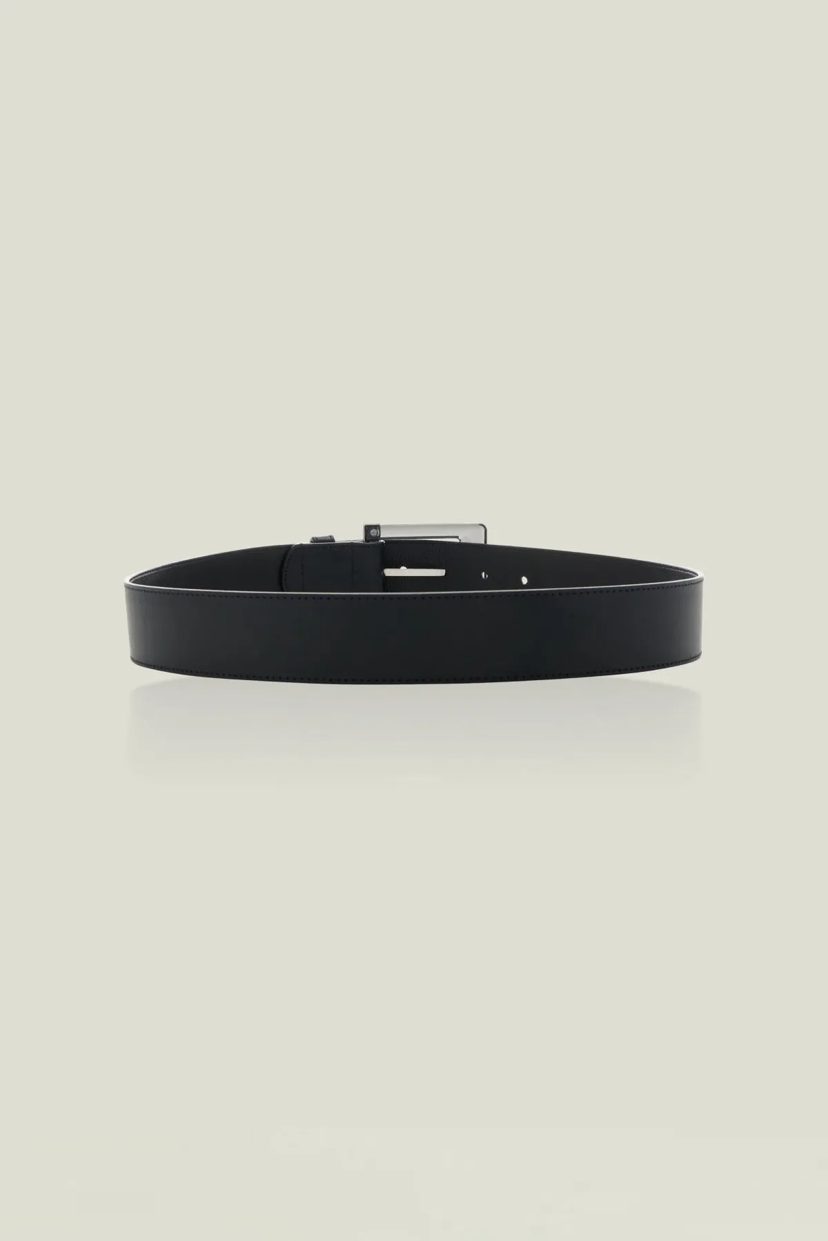 The Leather Belt in Black sold by Brandon Maxwell product image thumbnail 3