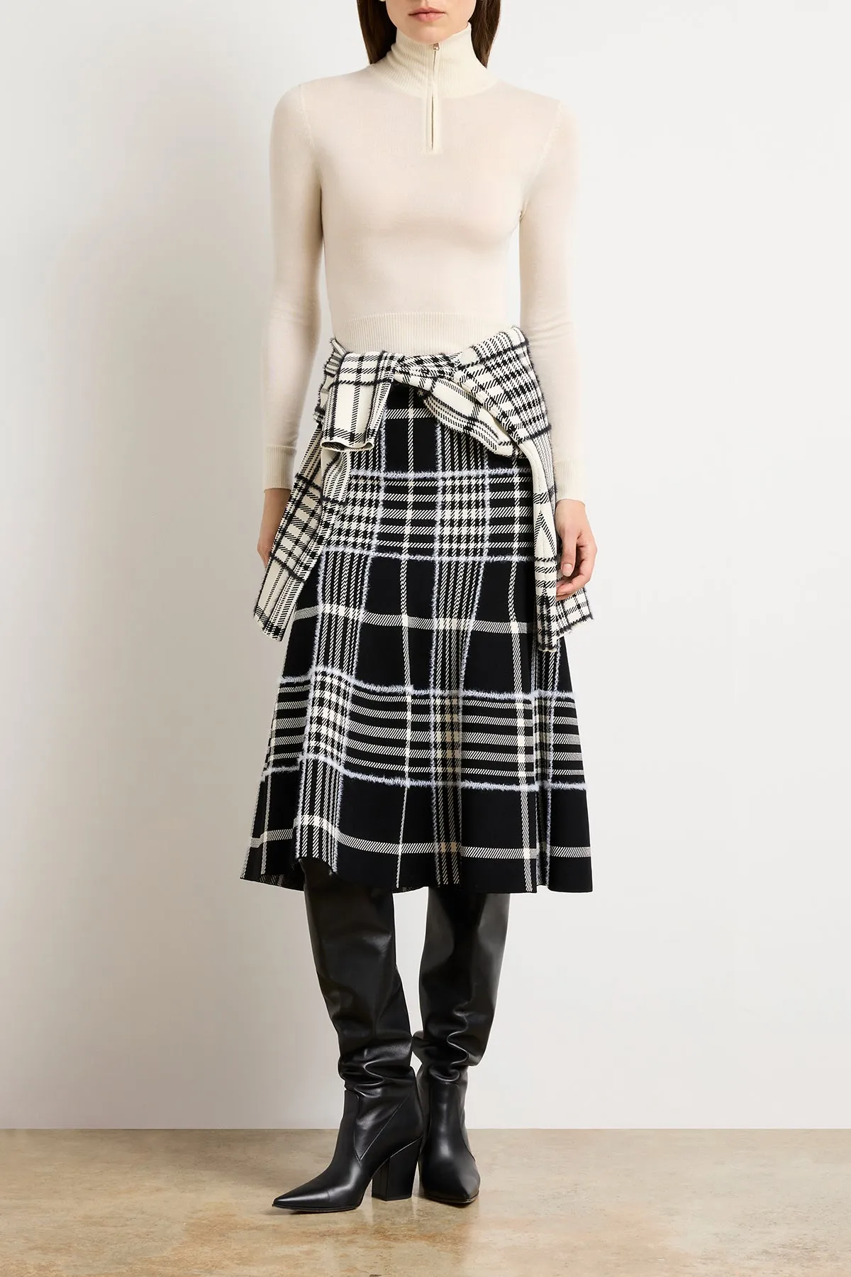 The Paxton Half Zip Sweater sold by Brandon Maxwell product image thumbnail 2