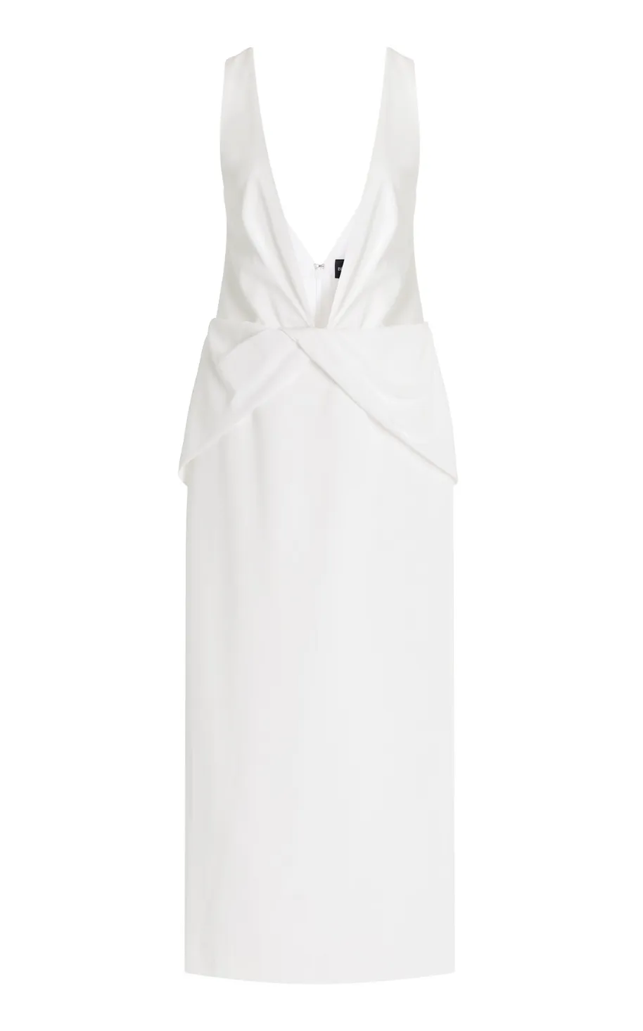 The Santha Dress in White sold by Brandon Maxwell