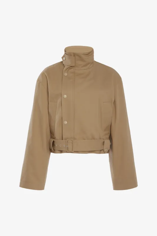 The Lily Cropped Trench made by Brandon Maxwell