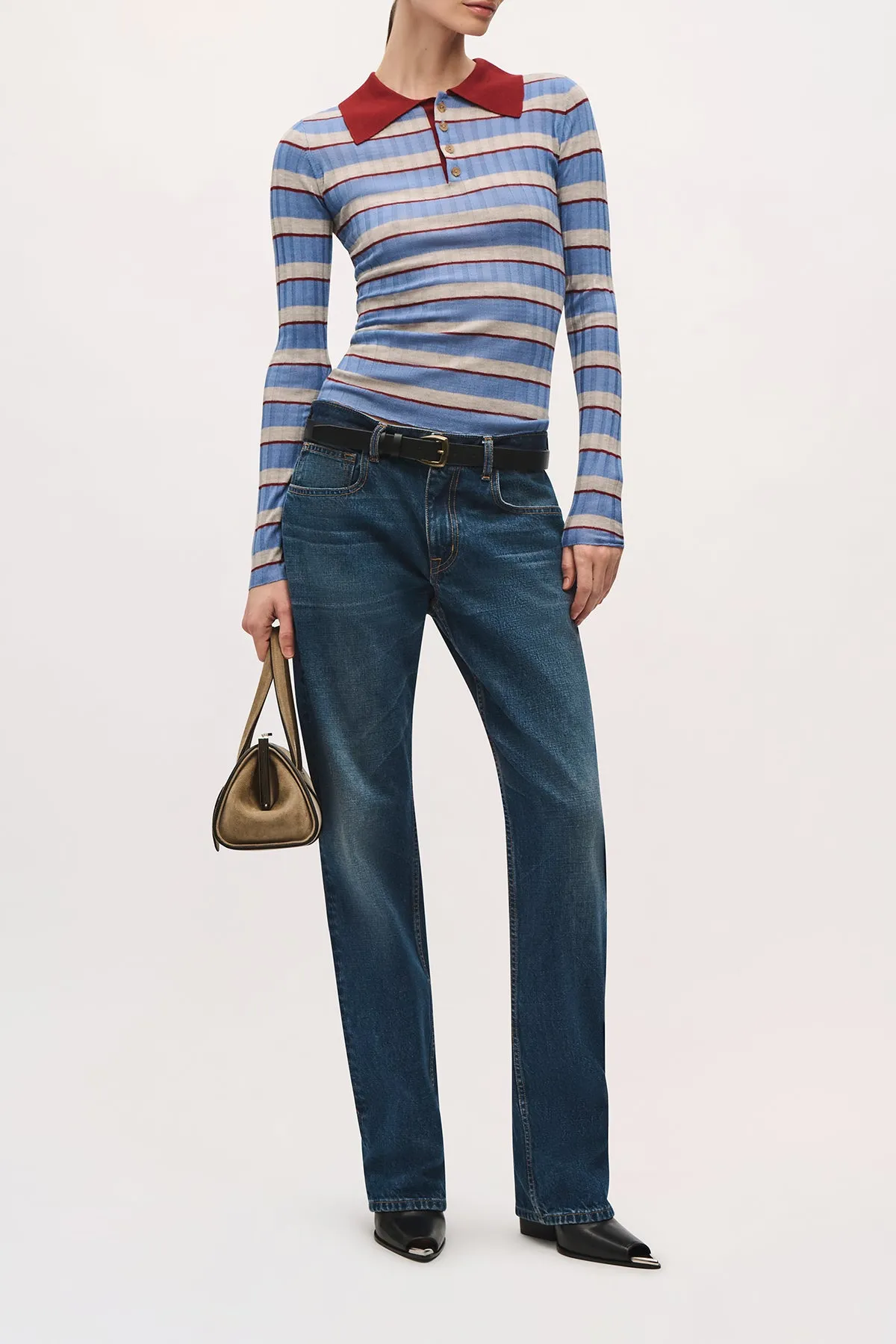 Joni Polo Top sold by Brandon Maxwell product image thumbnail 3