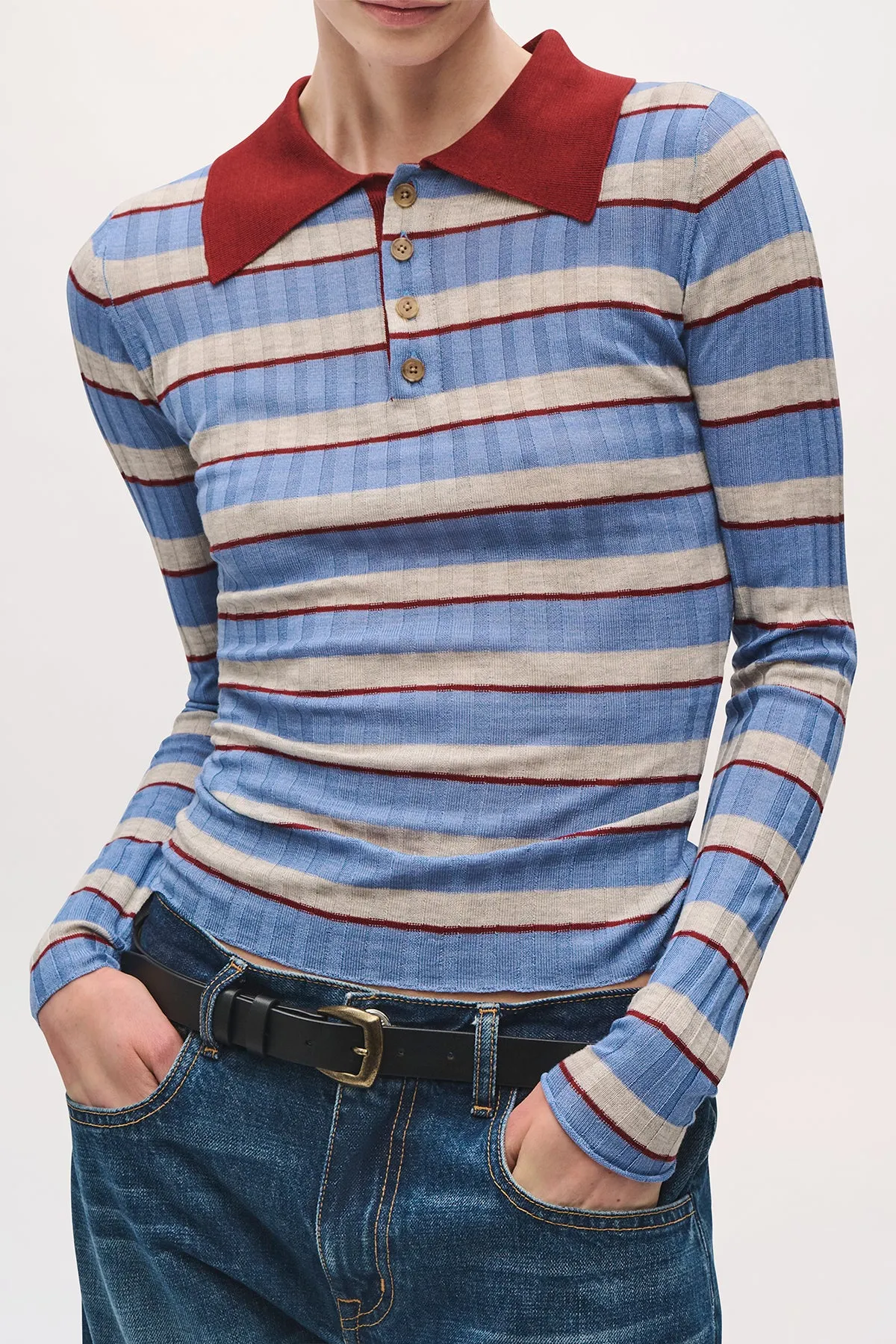 Joni Polo Top sold by Brandon Maxwell product image thumbnail 2