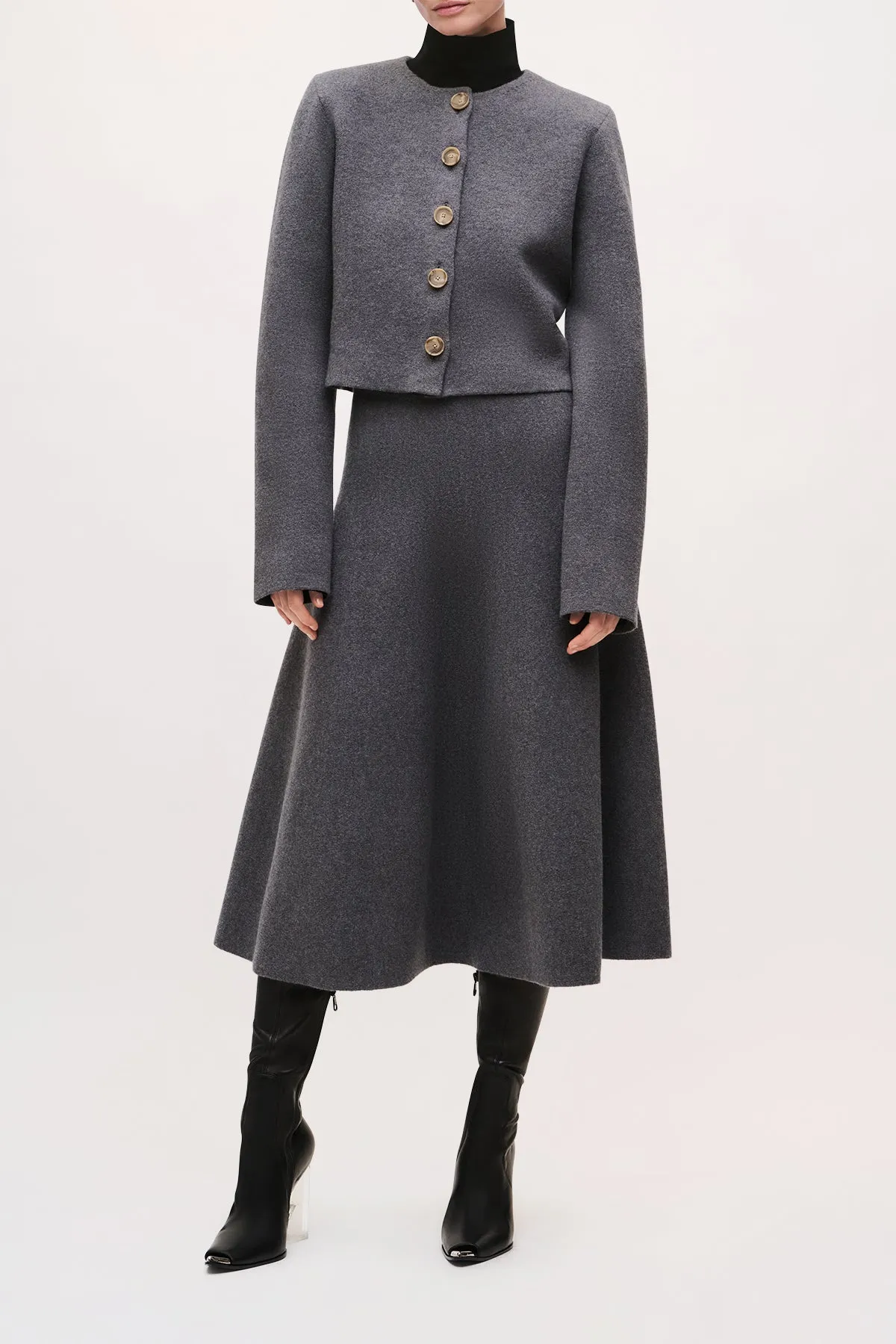 Ryder Knit Jacket sold by Brandon Maxwell product image thumbnail 4