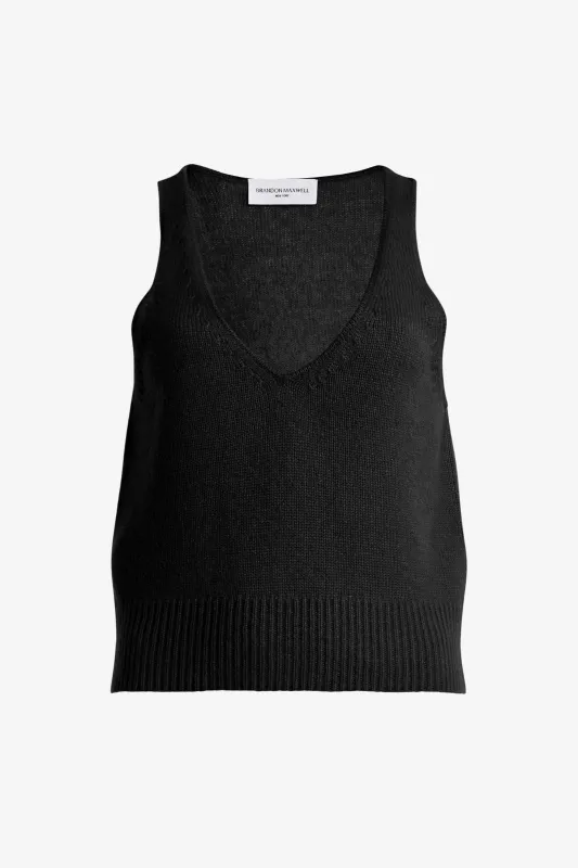 Reese Knit Tank made by Brandon Maxwell