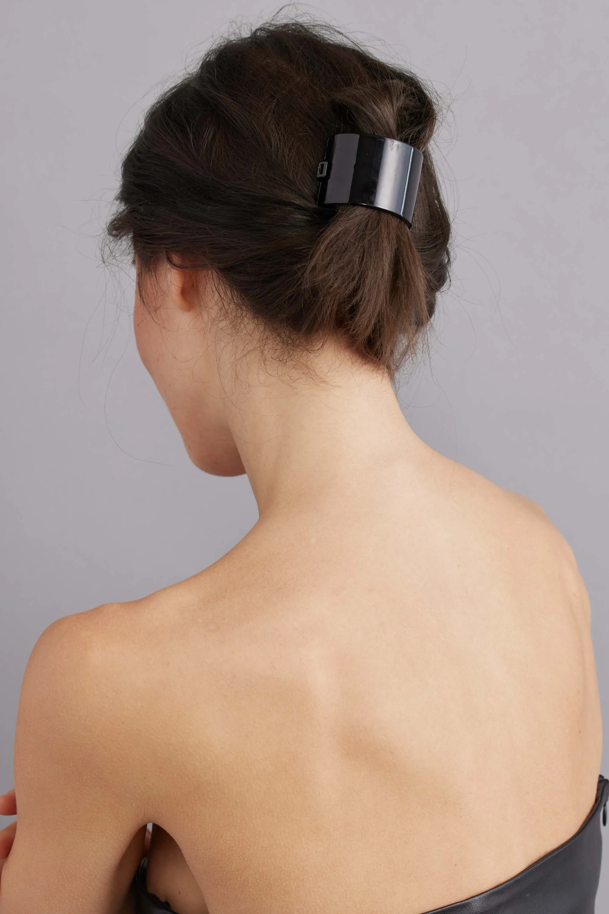 Glossy Pony Tail Side Hair Clip sold by Tiepology product image thumbnail 2