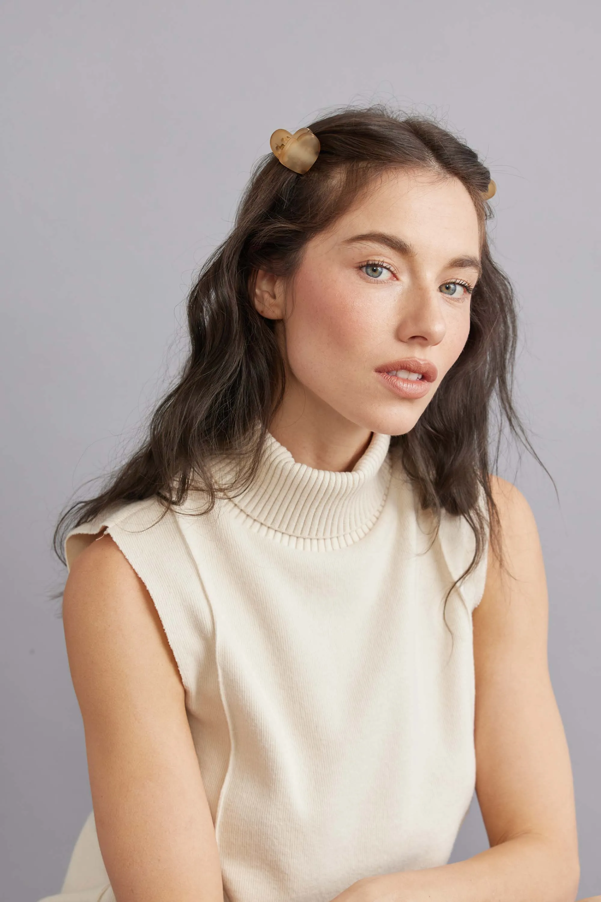 Ice Matte Candy Hearts Hair Clip Set sold by Tiepology product image thumbnail 3