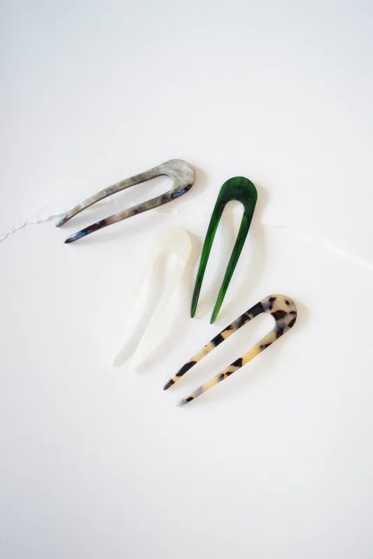 Eco French Elegance Style Daily Hair Pin made by Tiepology