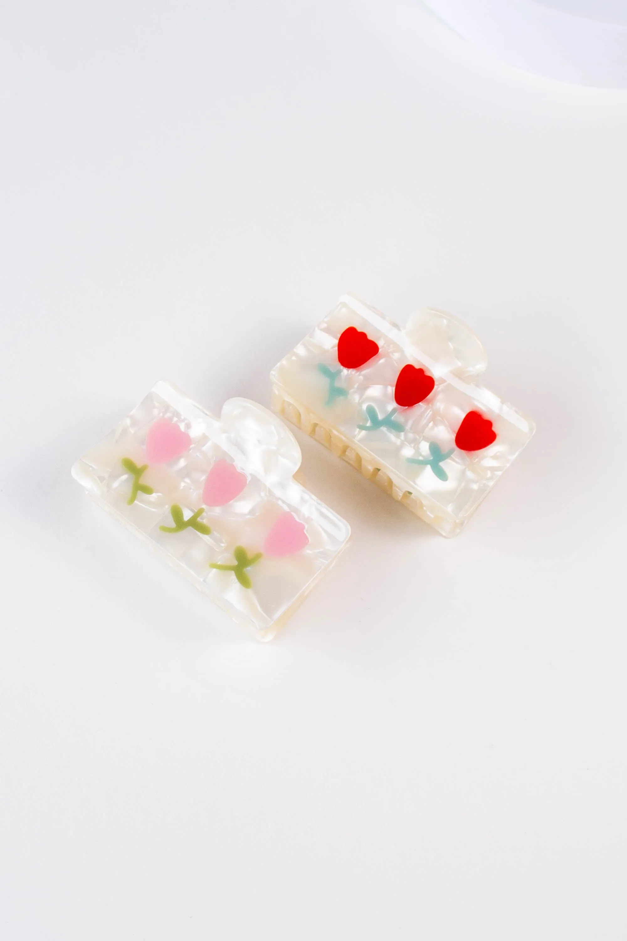 Eco Beyond Unique Handmade Tulip Hair Claw sold by Tiepology